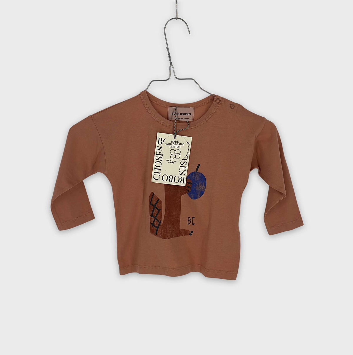 0-T-shirt manches longues Bobo Choses 12 mois