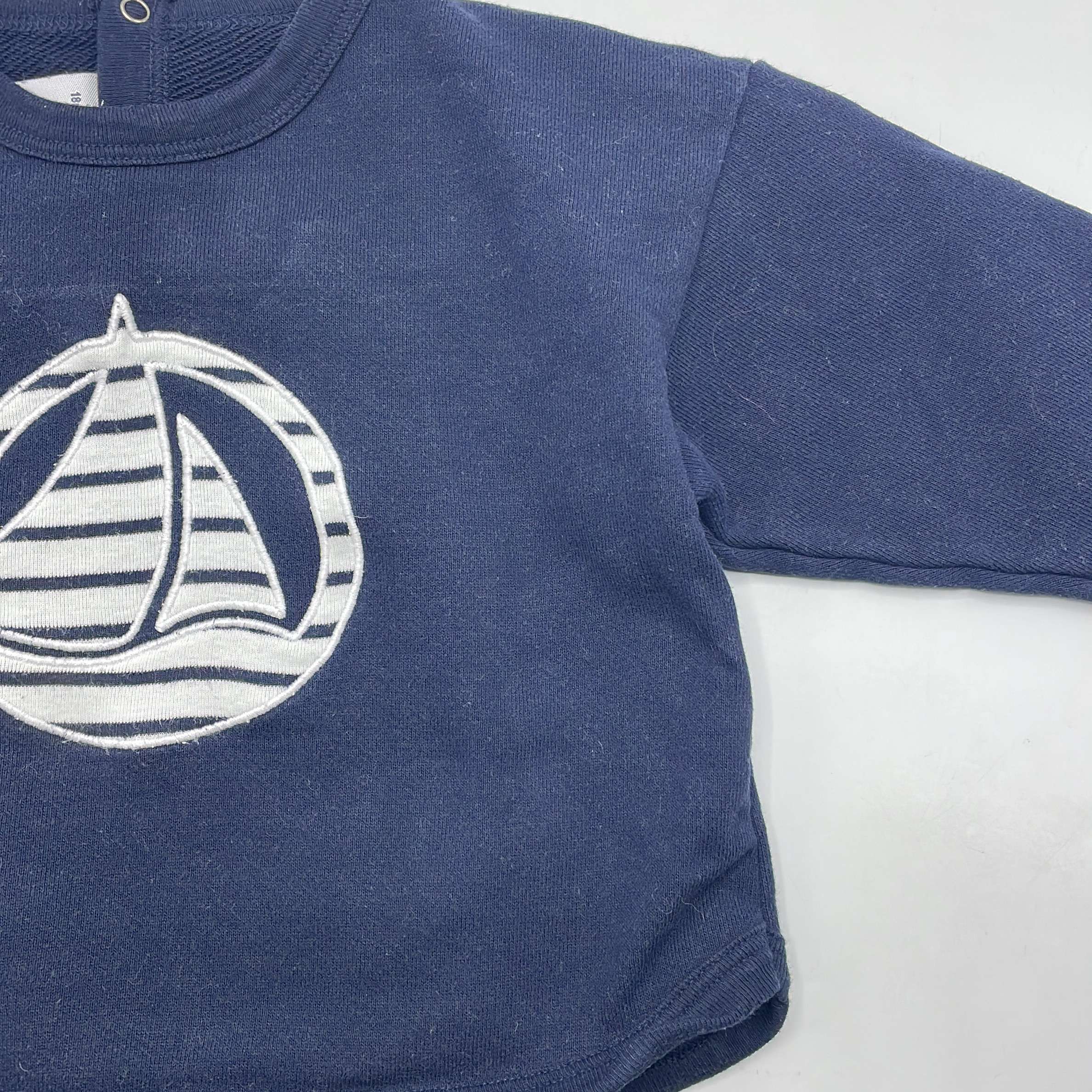 1-Sweat Petit Bateau 18 mois