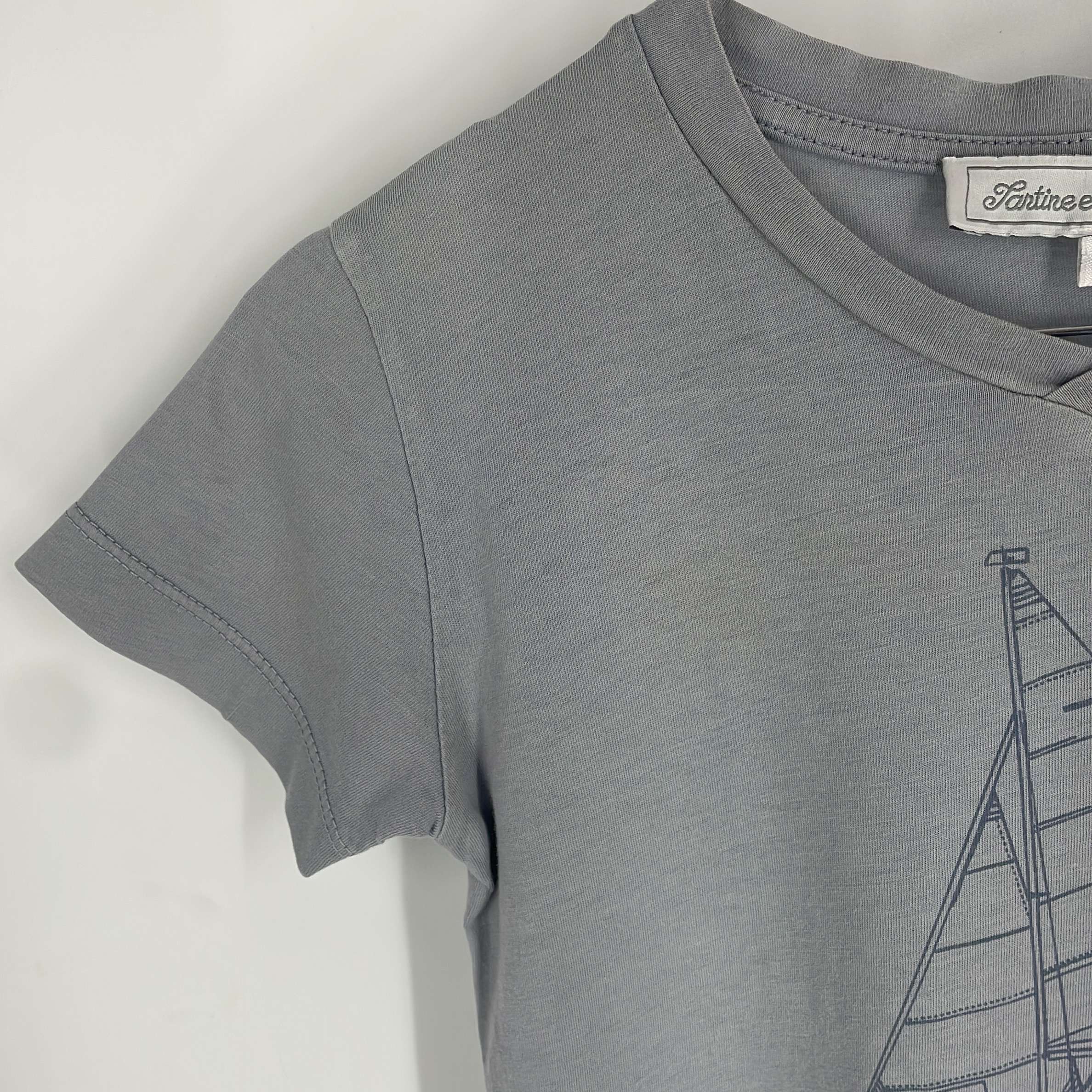 1-T-shirt manches courtes Tartine Et Chocolat 4 ans