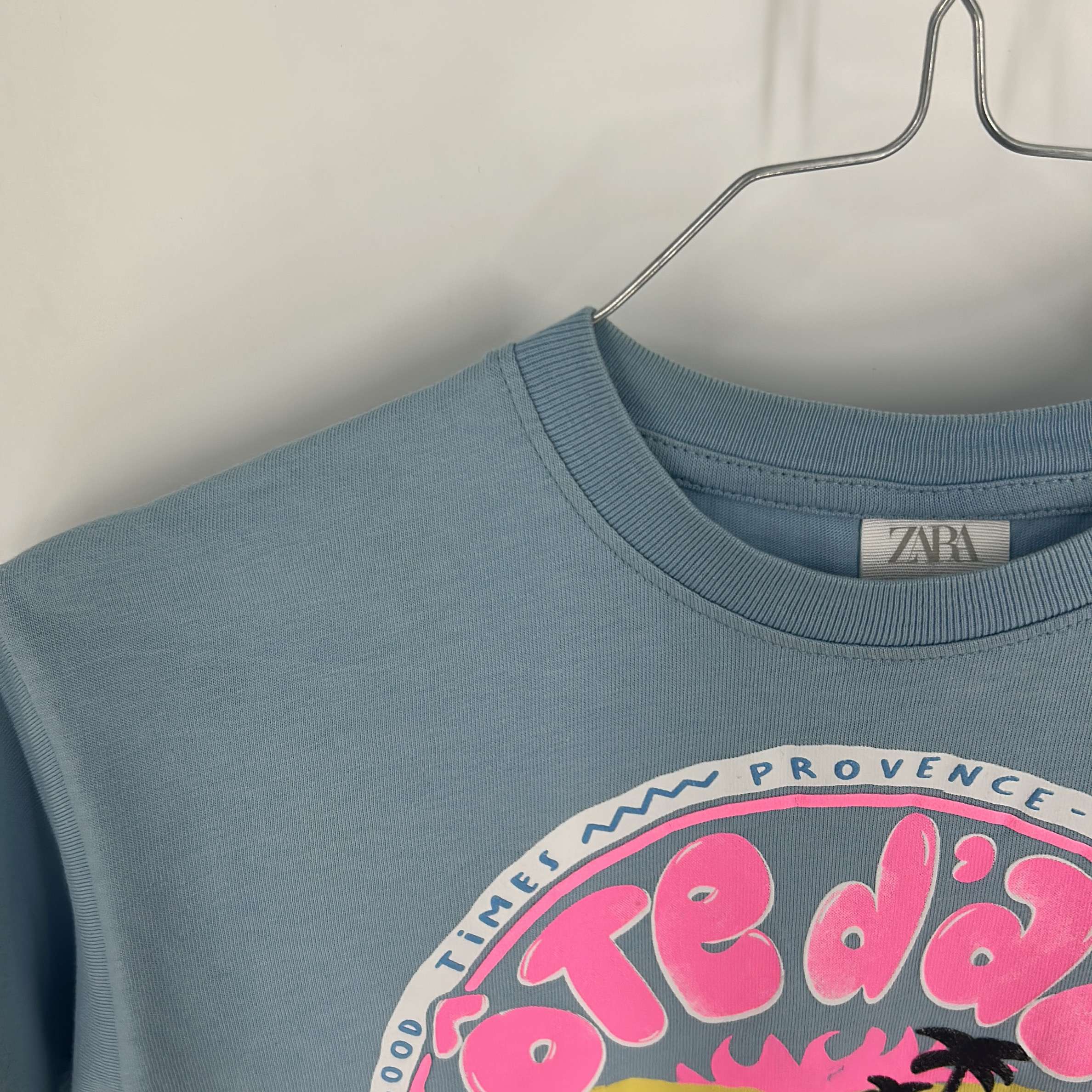 1-T-shirt manches courtes Zara Kids 6-7 Ans