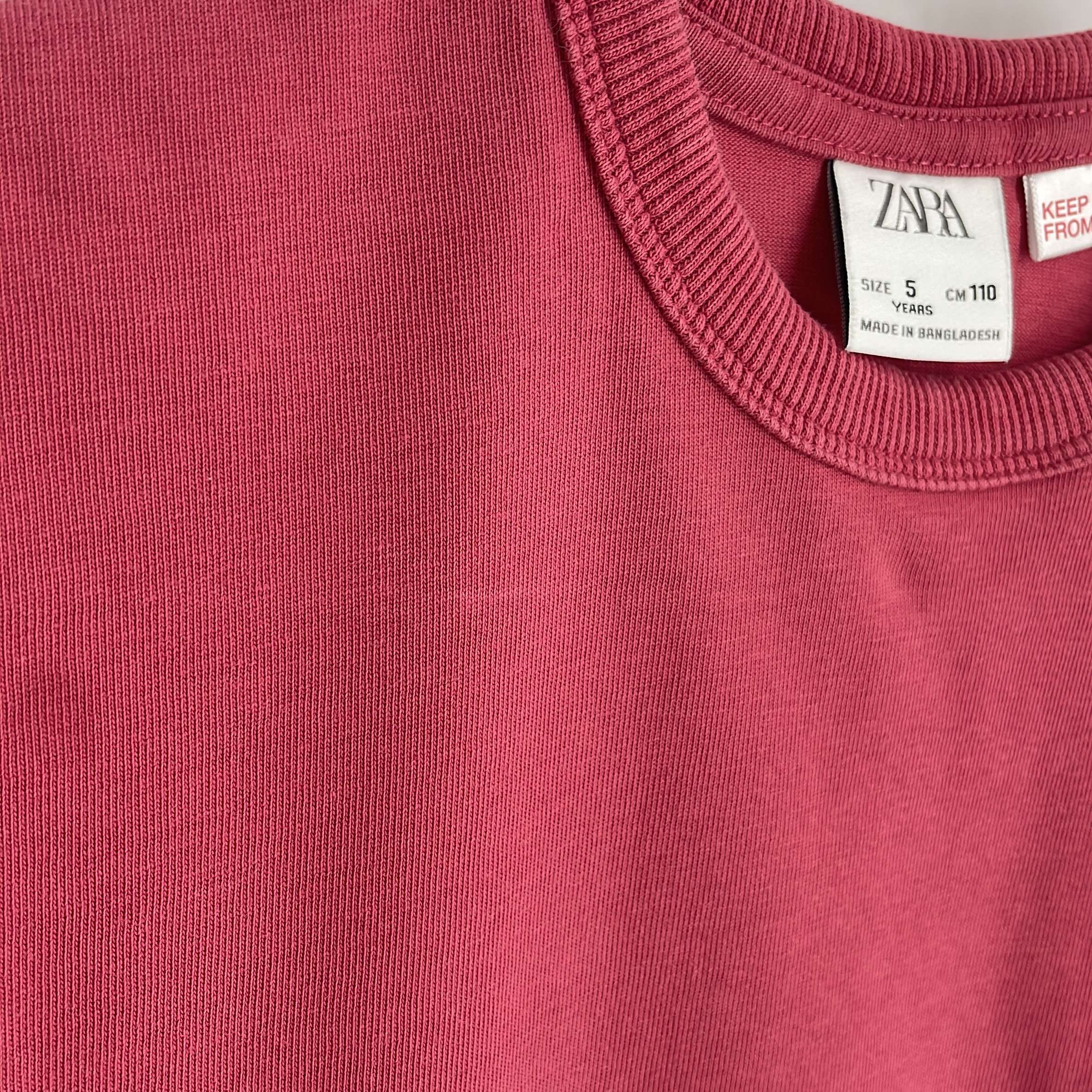 2-T-shirt manches courtes Zara Kids 5 ans