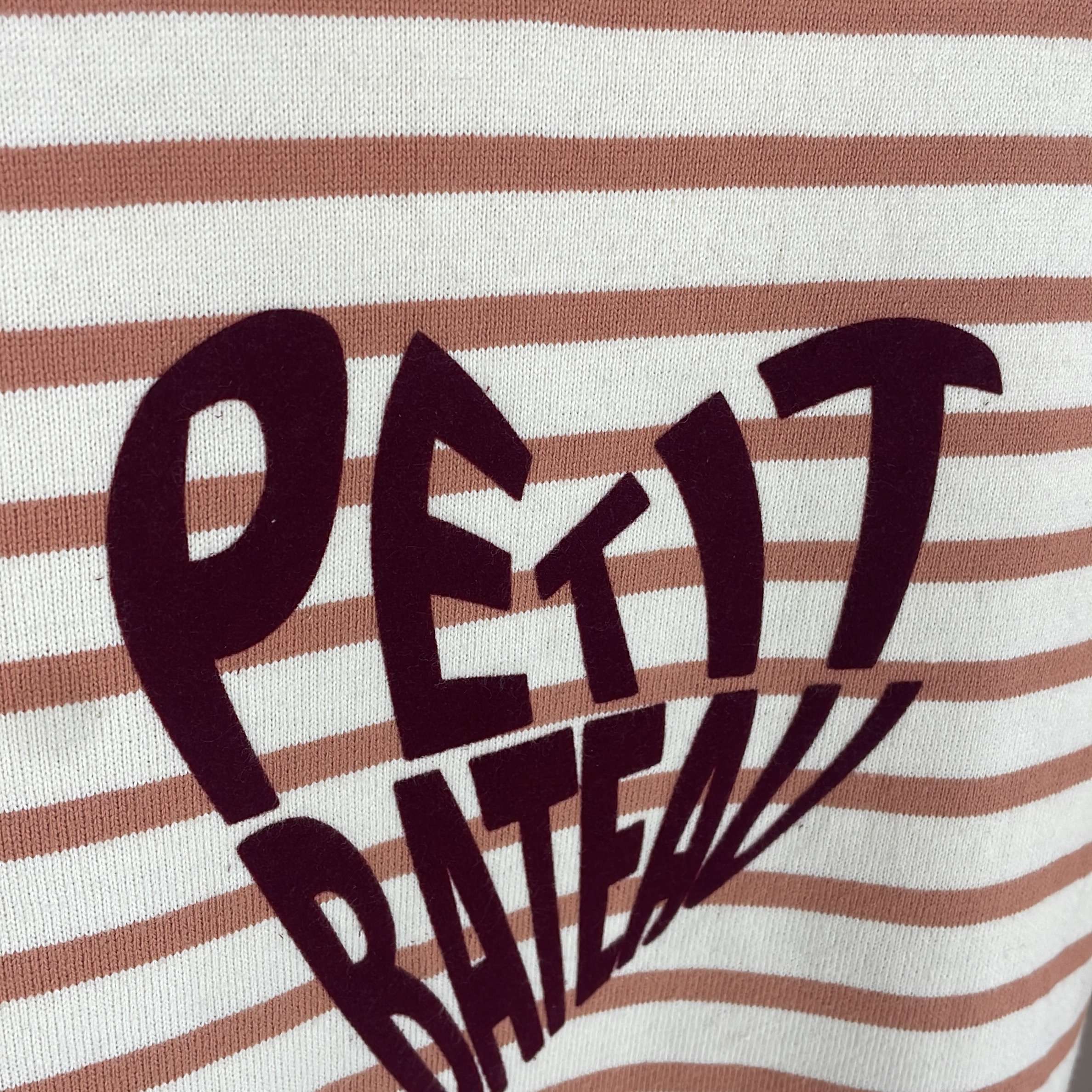 1-T-shirt manches longues Petit Bateau 8 ans