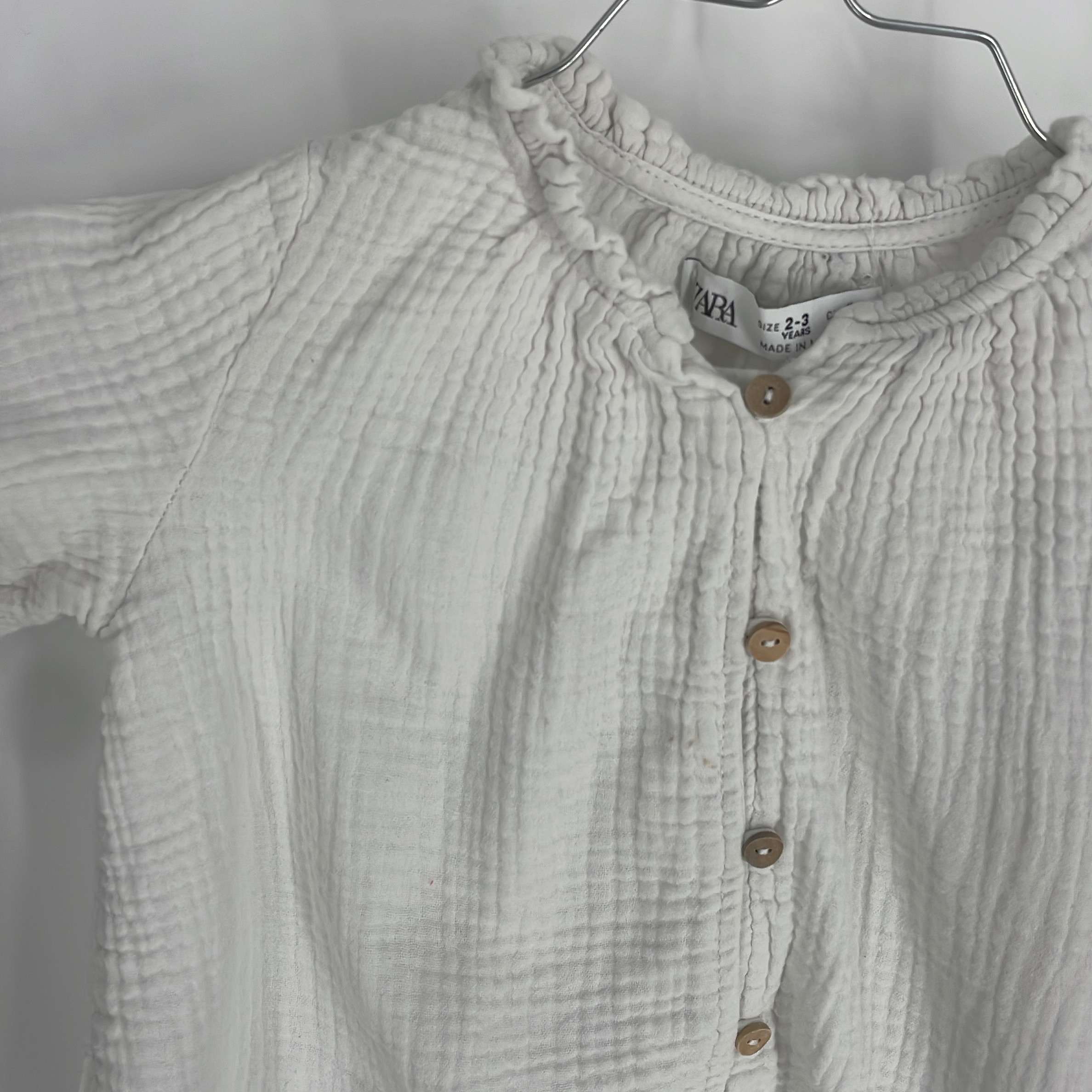 2-Chemise/blouse Zara Baby 24 Mois - 3 Ans