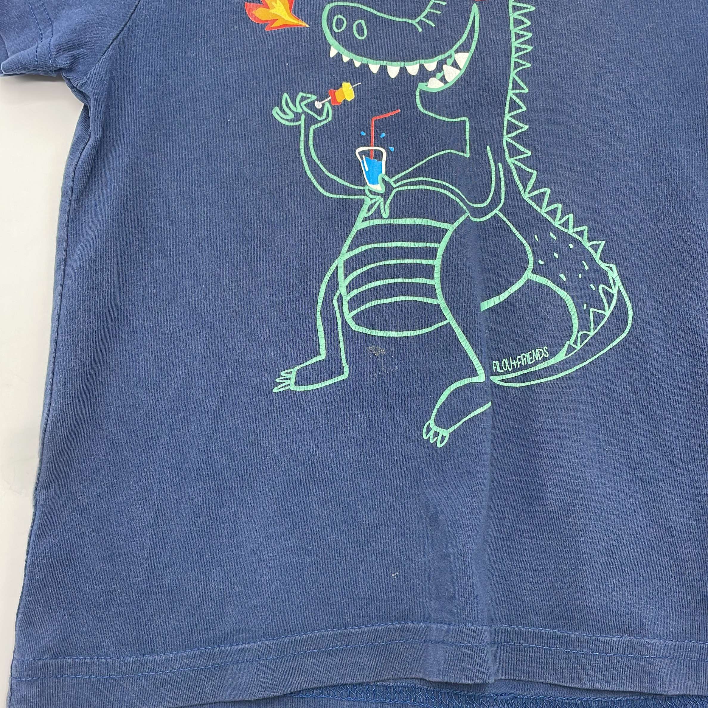 2-T-shirt manches courtes Filou & friends 4 ans