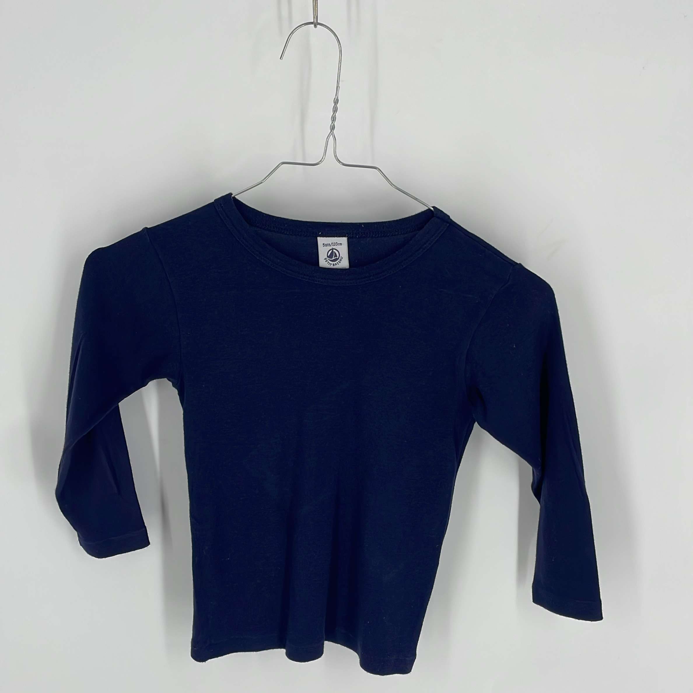 0-T-shirt manches longues Petit Bateau 5 ans
