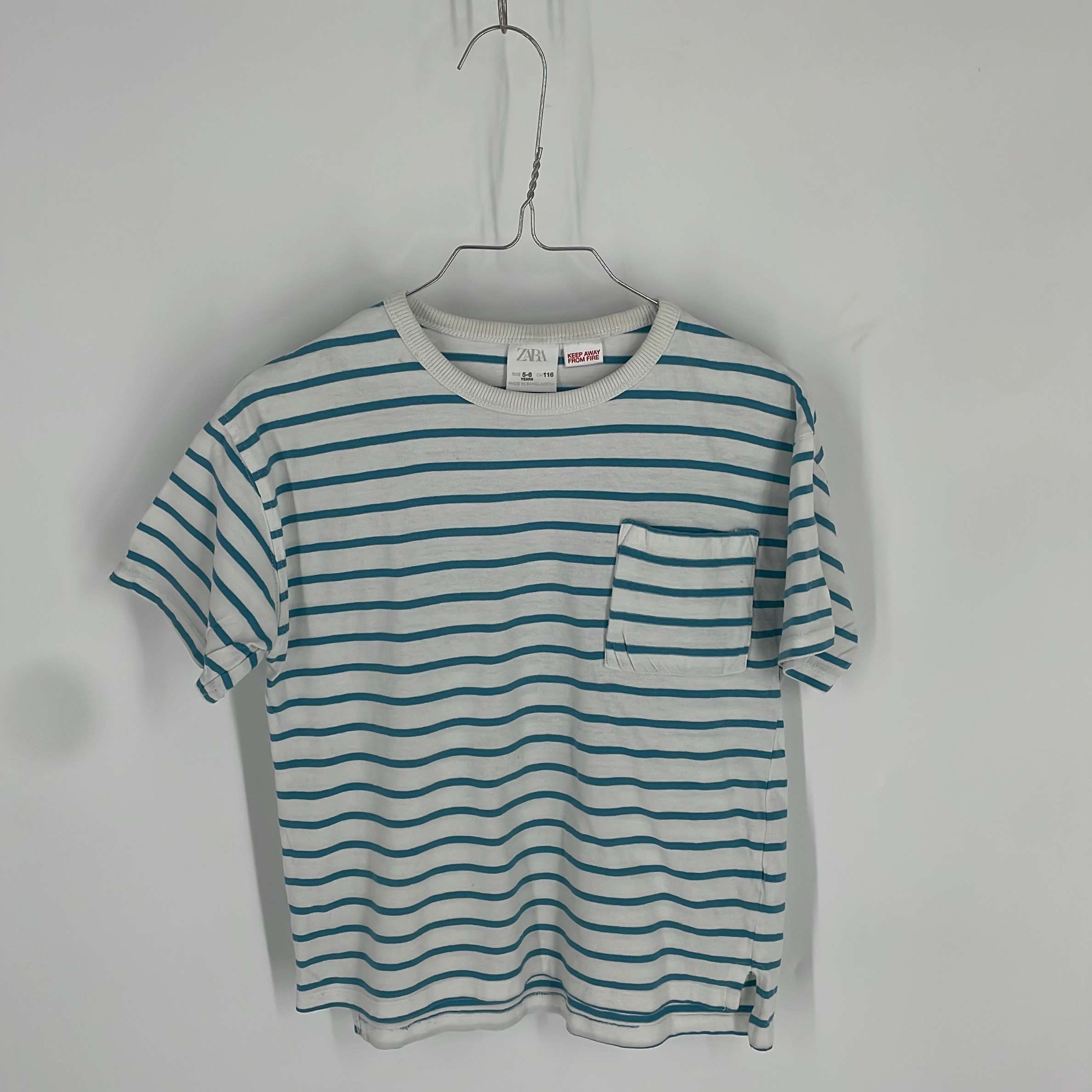 0-T-shirt manches courtes Zara Kids 5-6 Ans