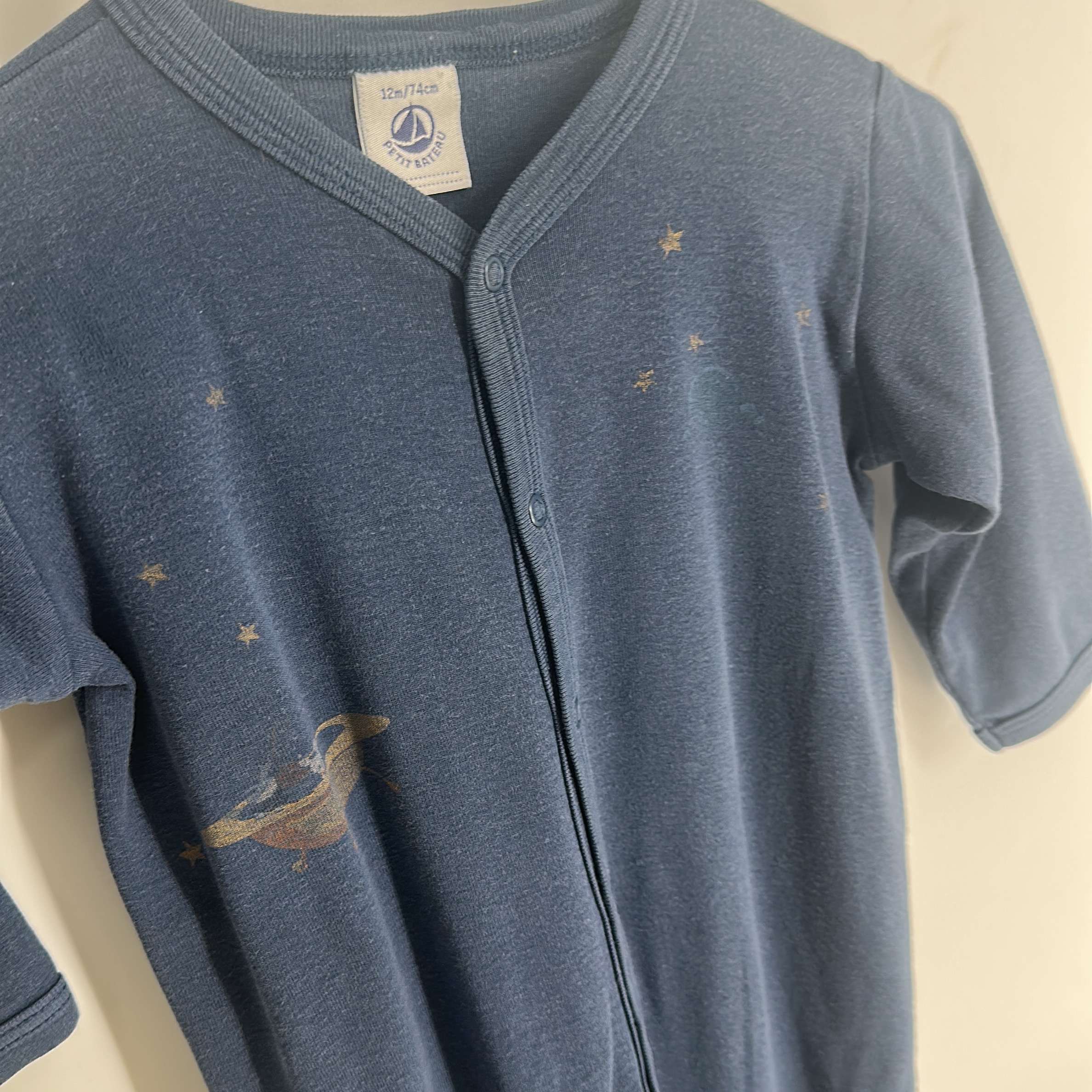 1-Pyjama long Petit Bateau 12 mois