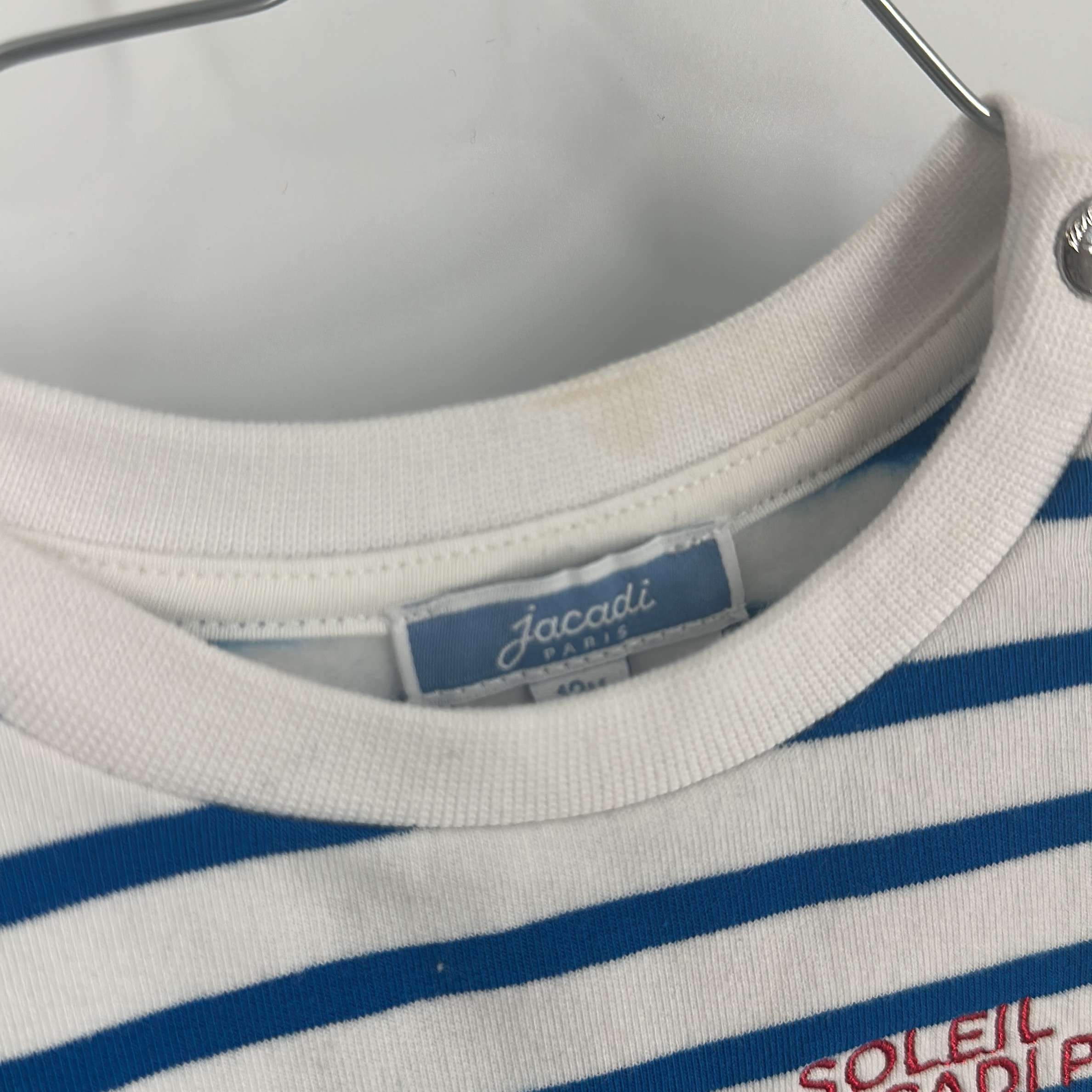 2-Sweat Jacadi 12 mois