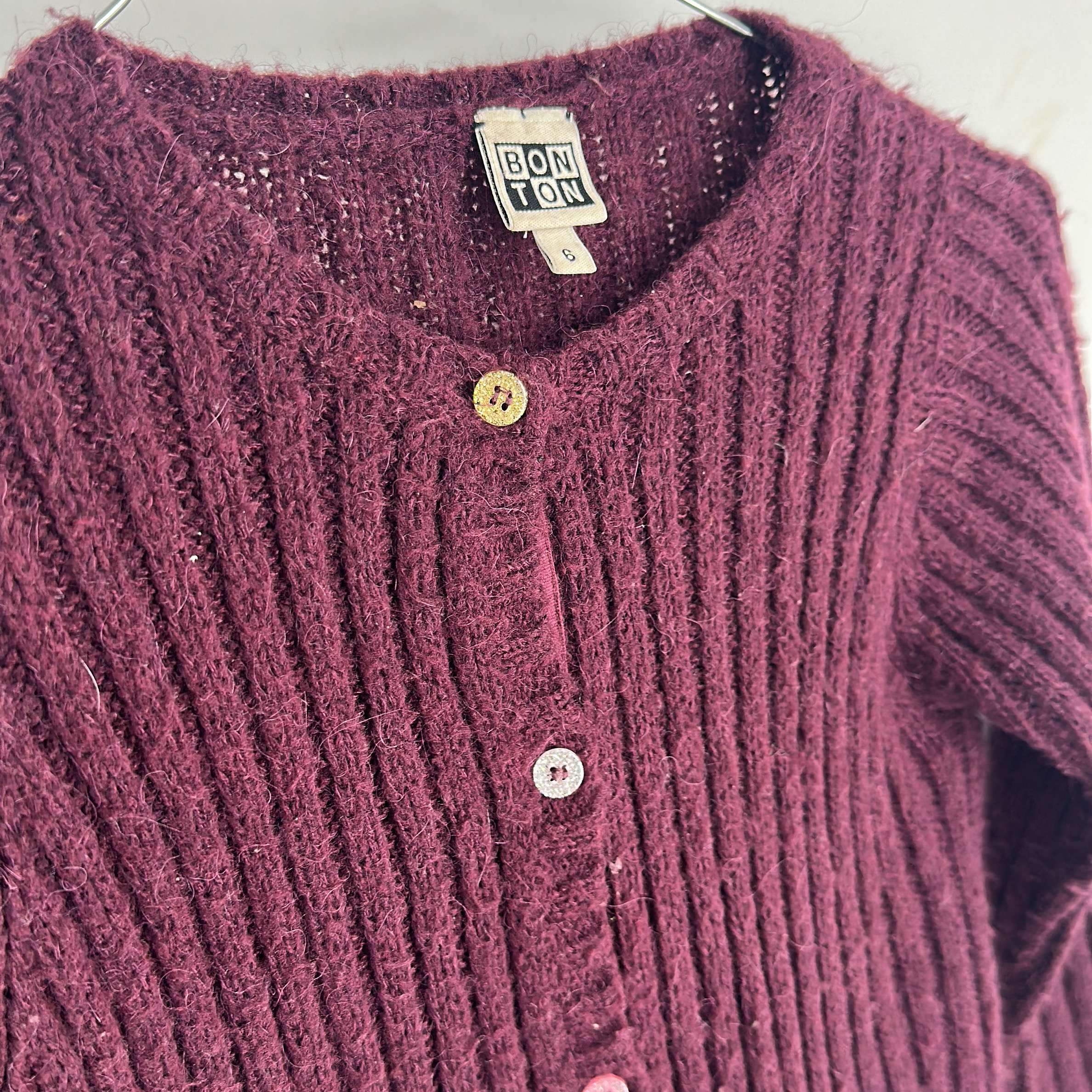 1-Gilet Bonton 6 ans