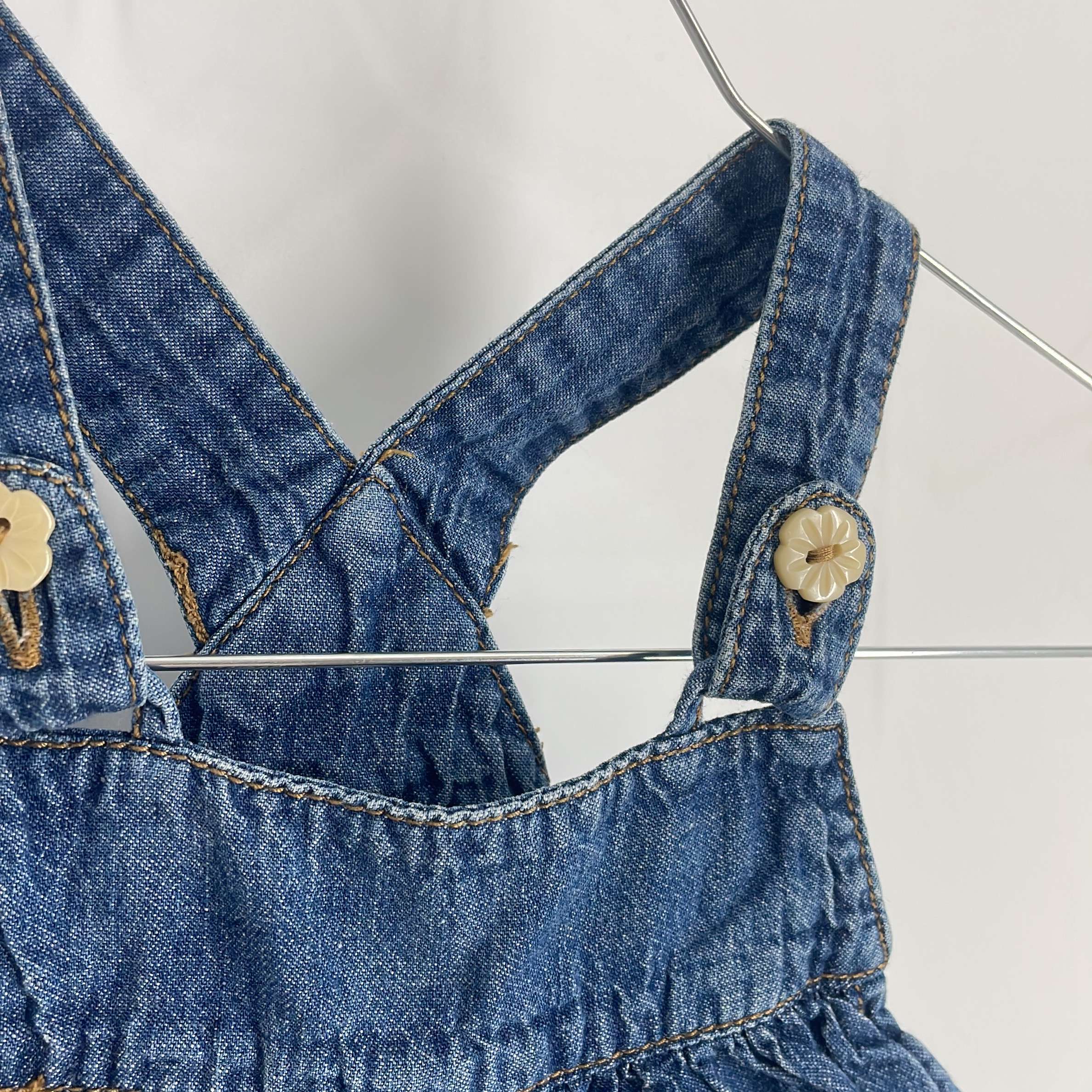 1-Salopette (longue) H&M 6-9 Mois
