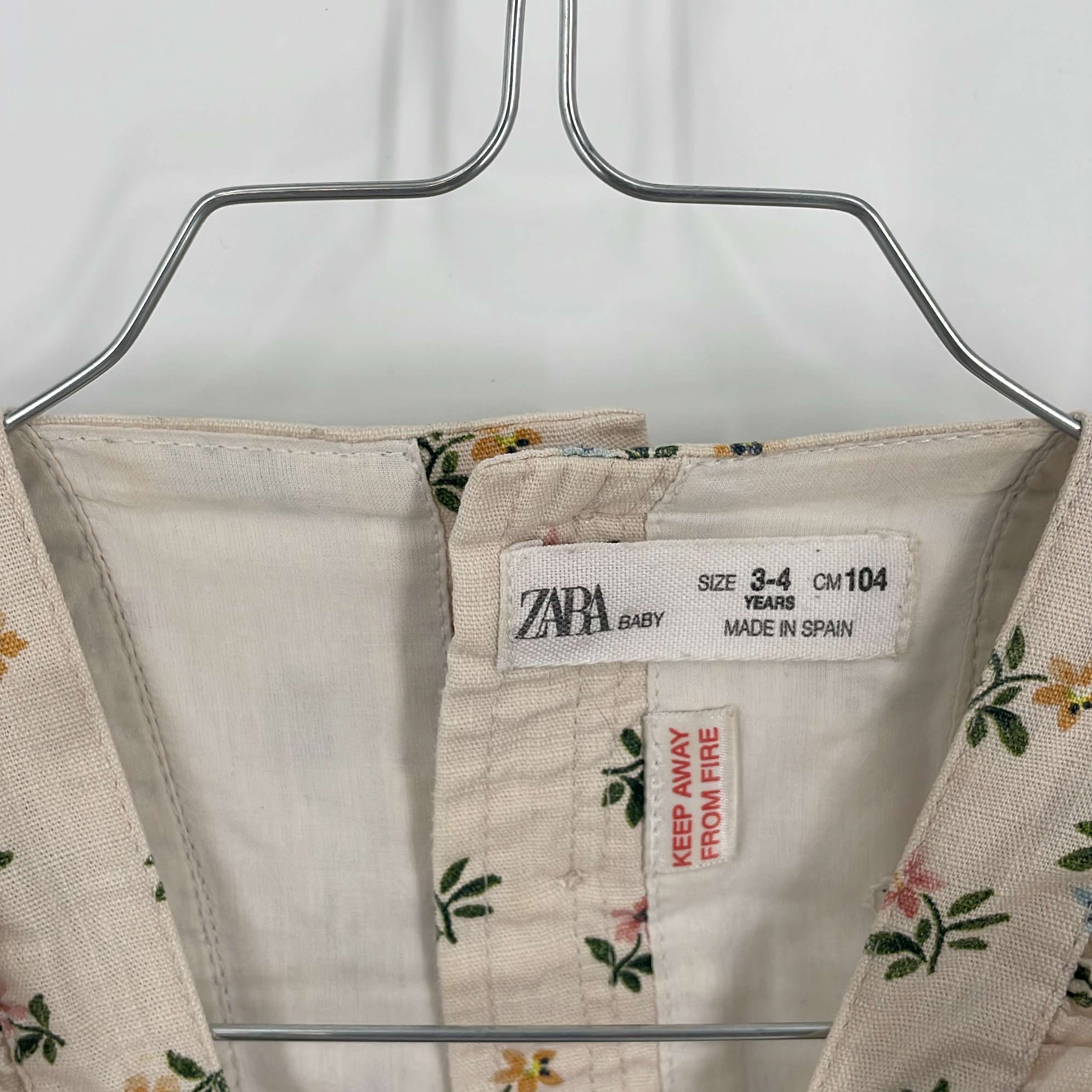 1-Robe Zara Baby 3-4 Ans
