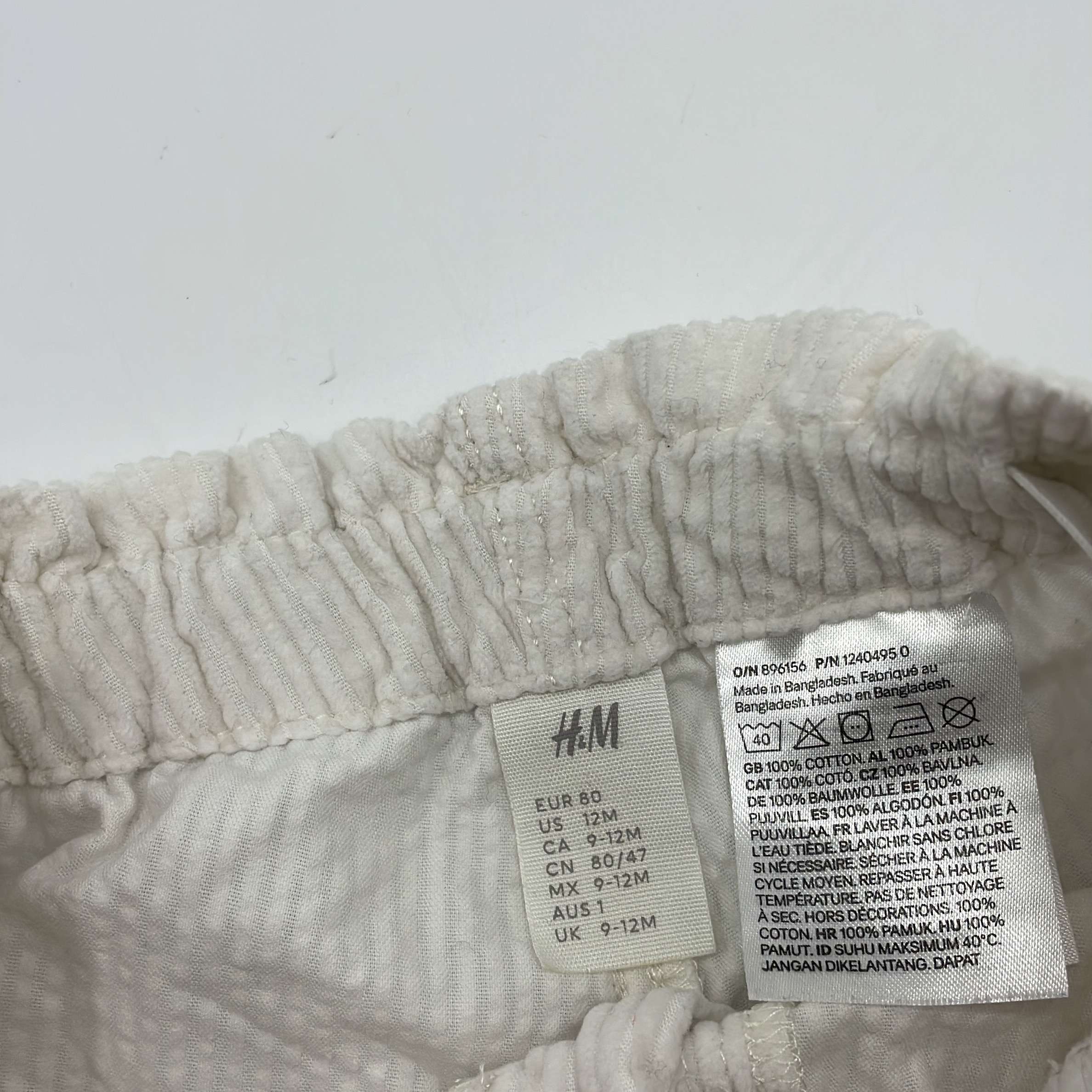 1-Pantalon H&M 12 mois