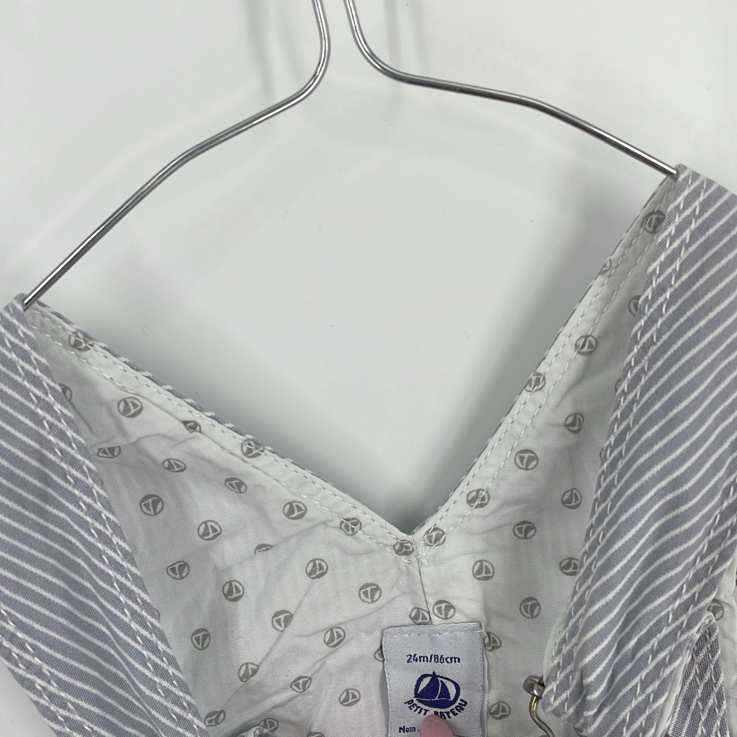 1-Salopette (courte) Petit Bateau 24 mois