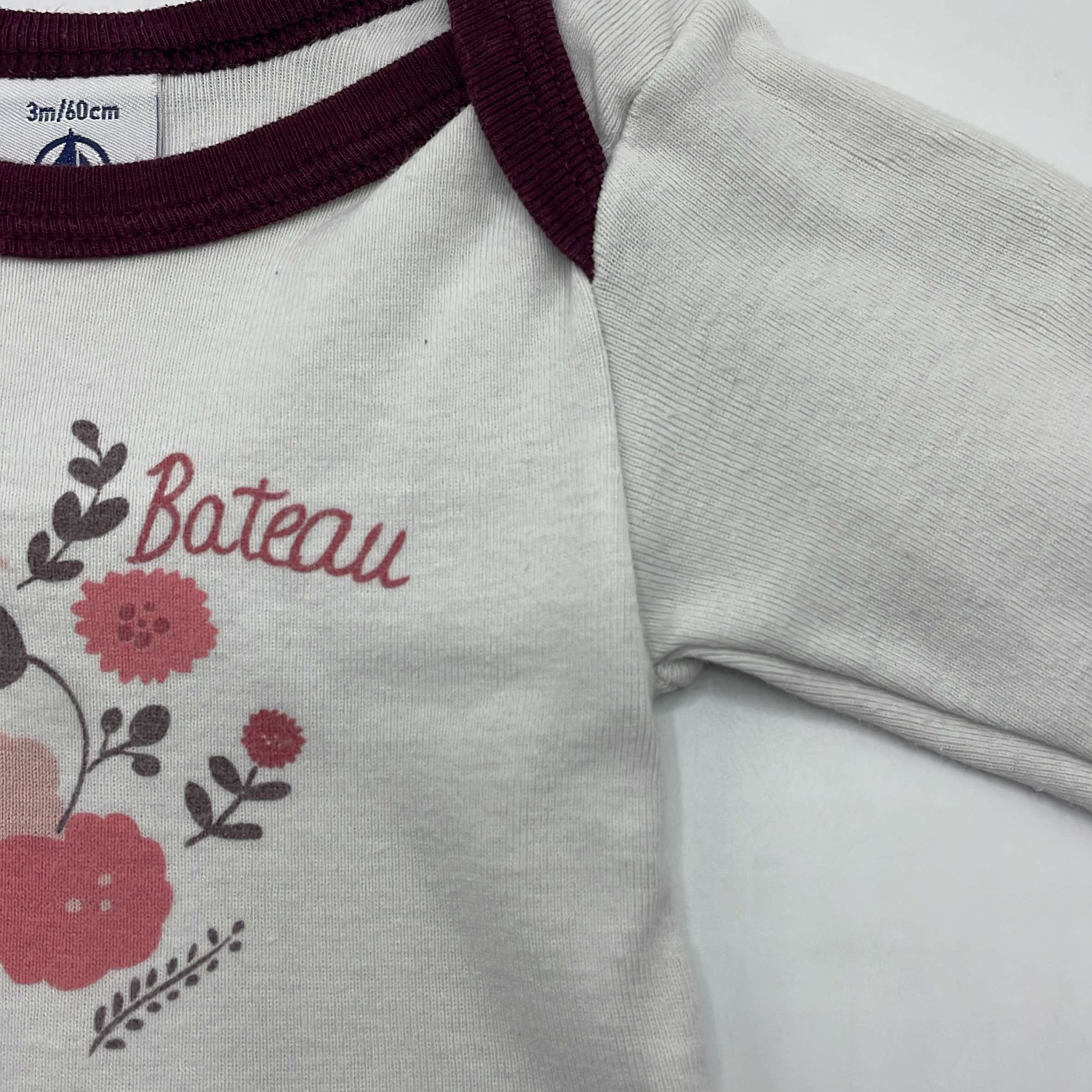 2-Body Petit Bateau 3 mois