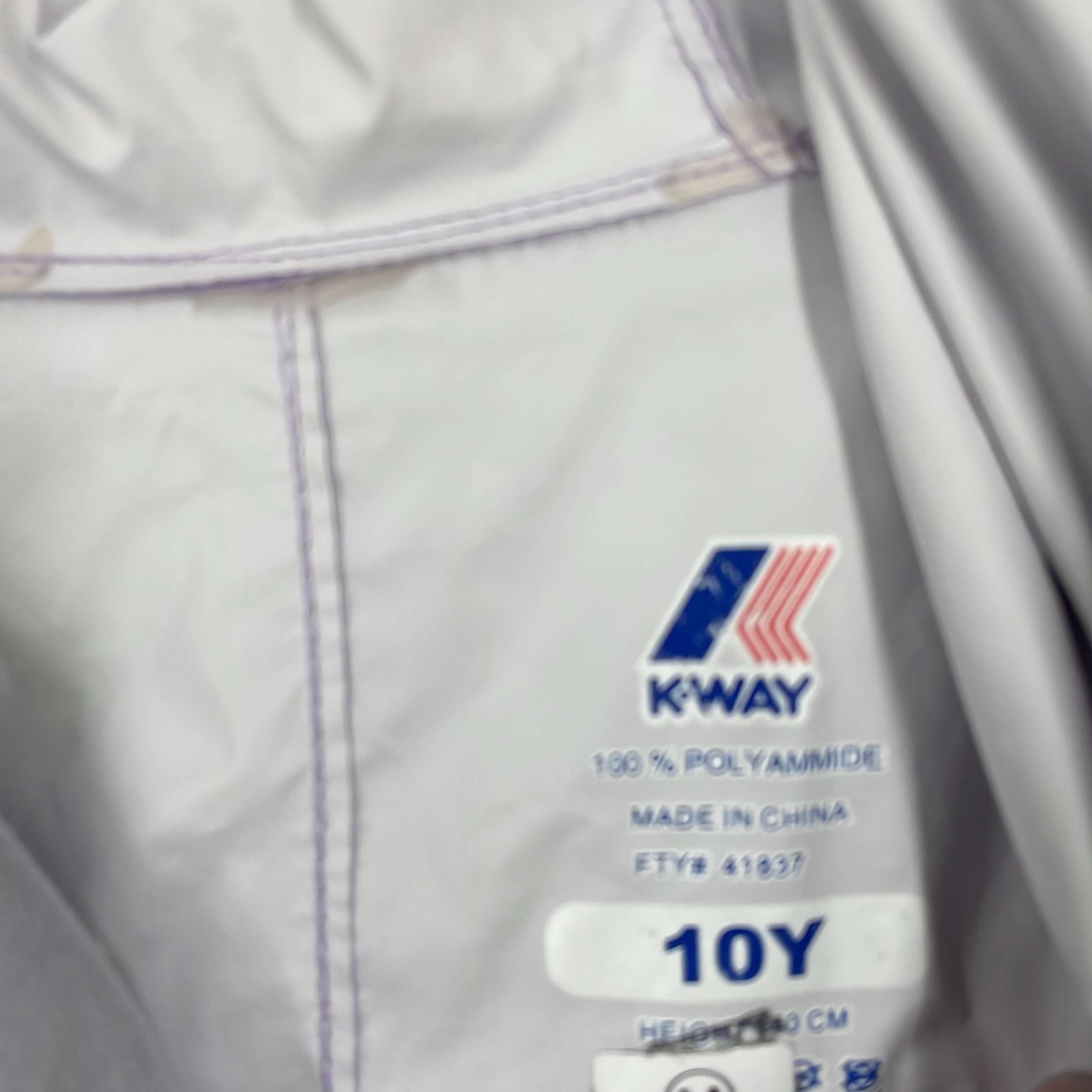 1-Coupe-vent K-Way 10 ans