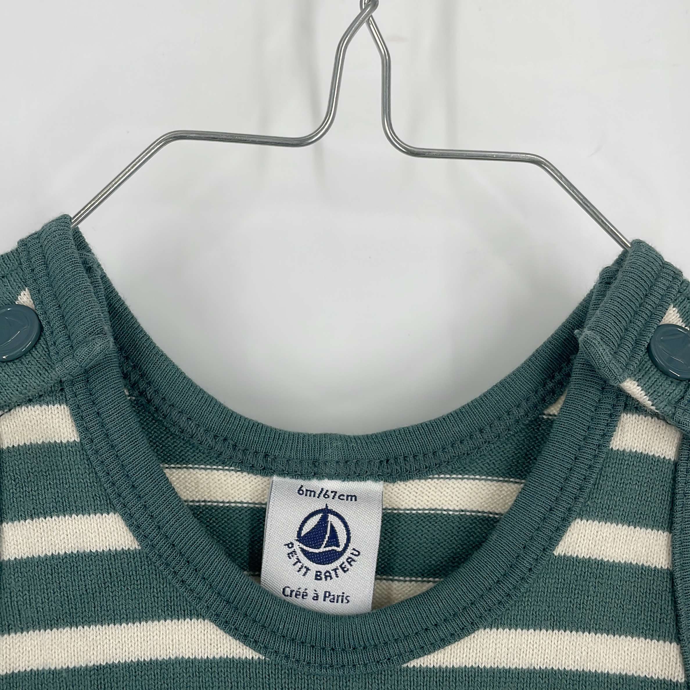 1-Barboteuse Petit Bateau 6 mois