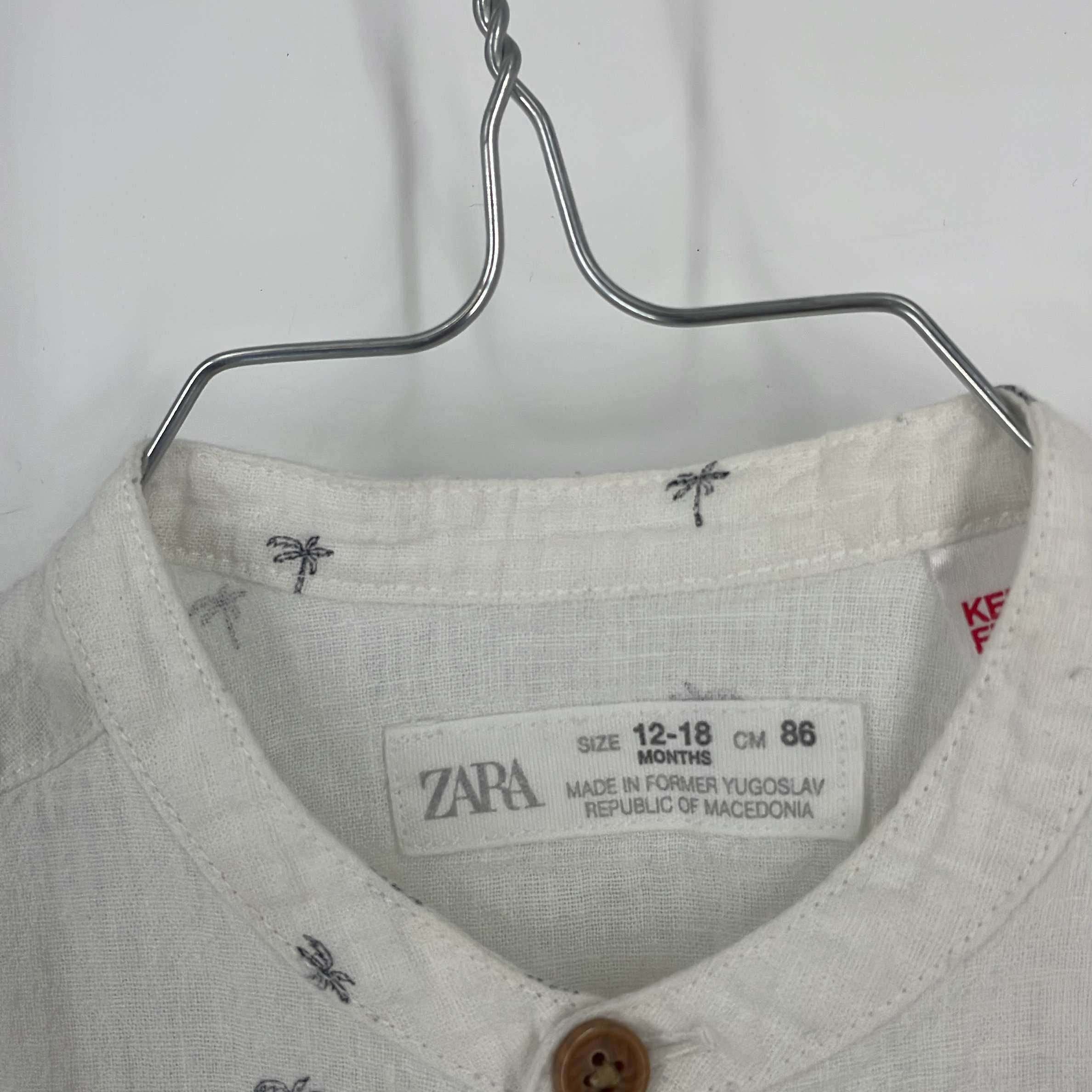 1-Chemise/blouse Zara Baby 12-18 Mois