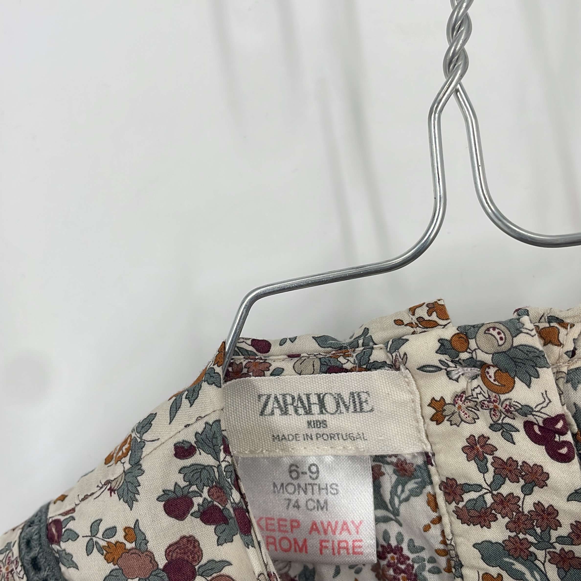 1-Barboteuse Zara Baby 6-9 Mois