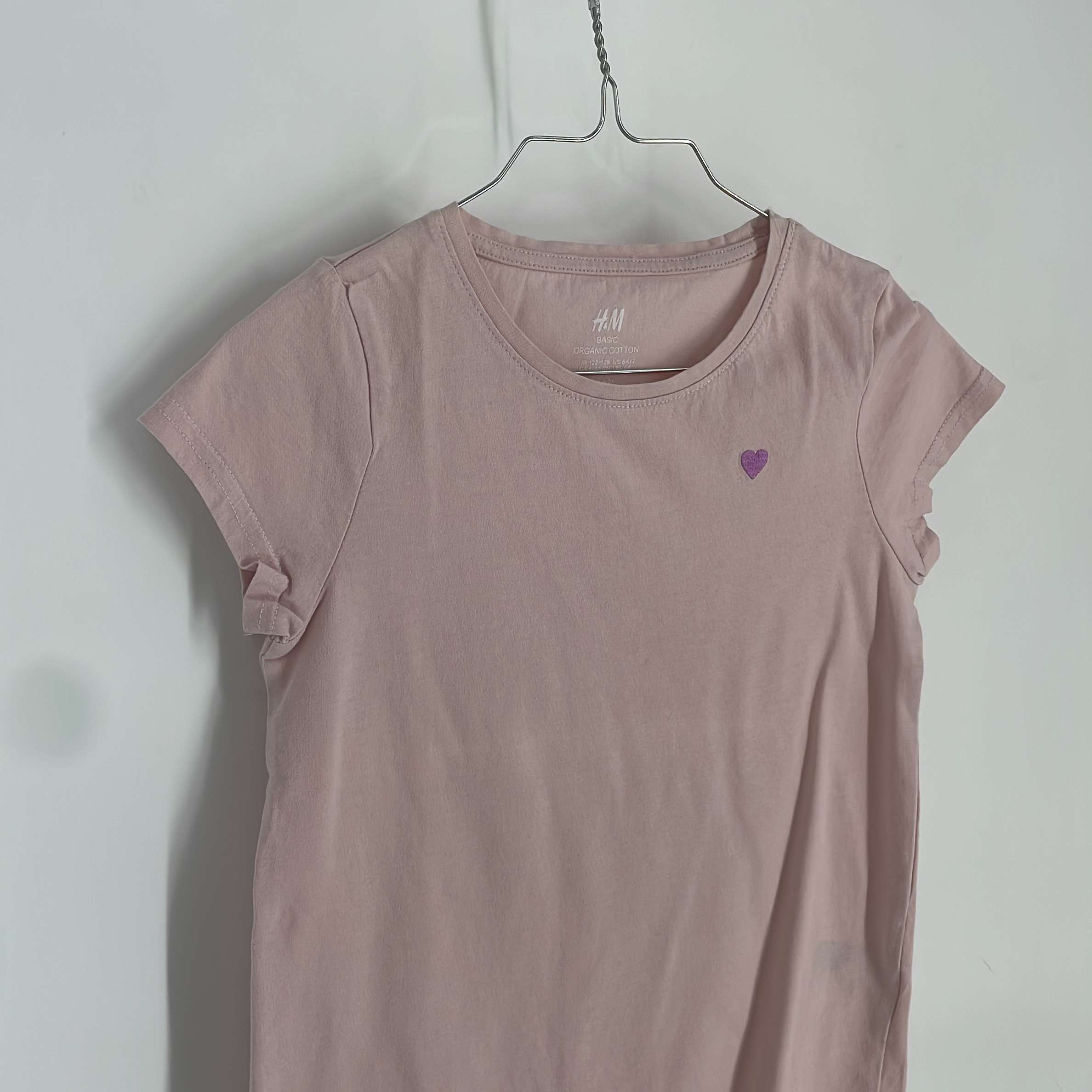 1-T-shirt manches courtes H&M 6-8 Ans