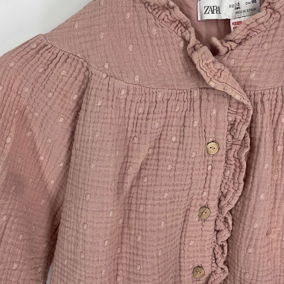 1-Chemise/blouse Zara Kids 3 ans