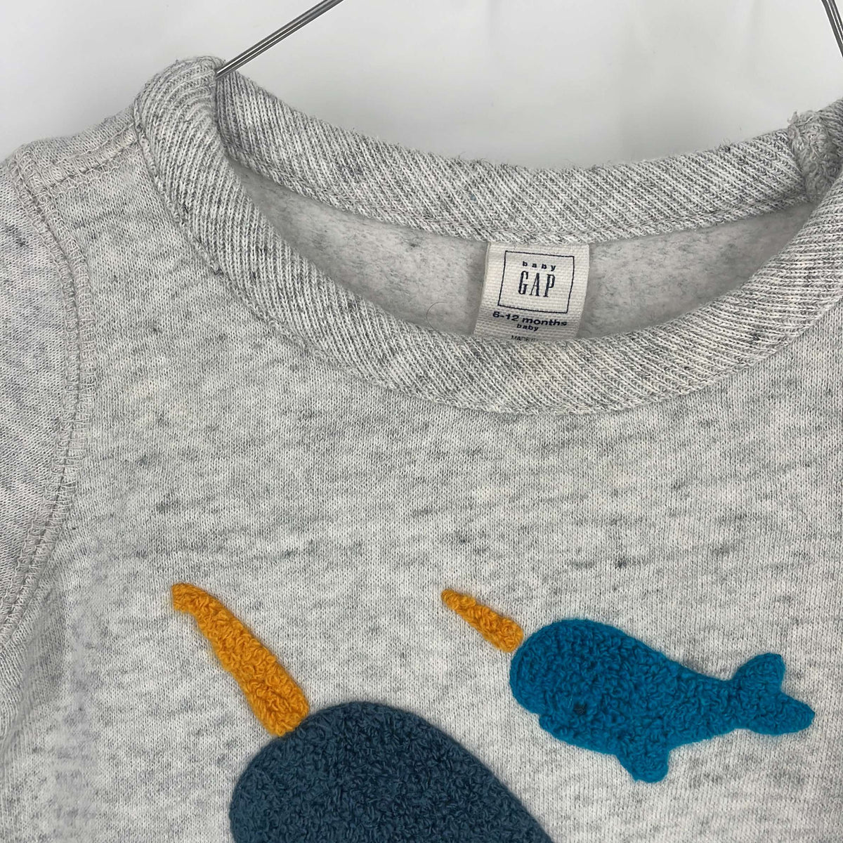 1-Sweat Gap 6-12 Mois