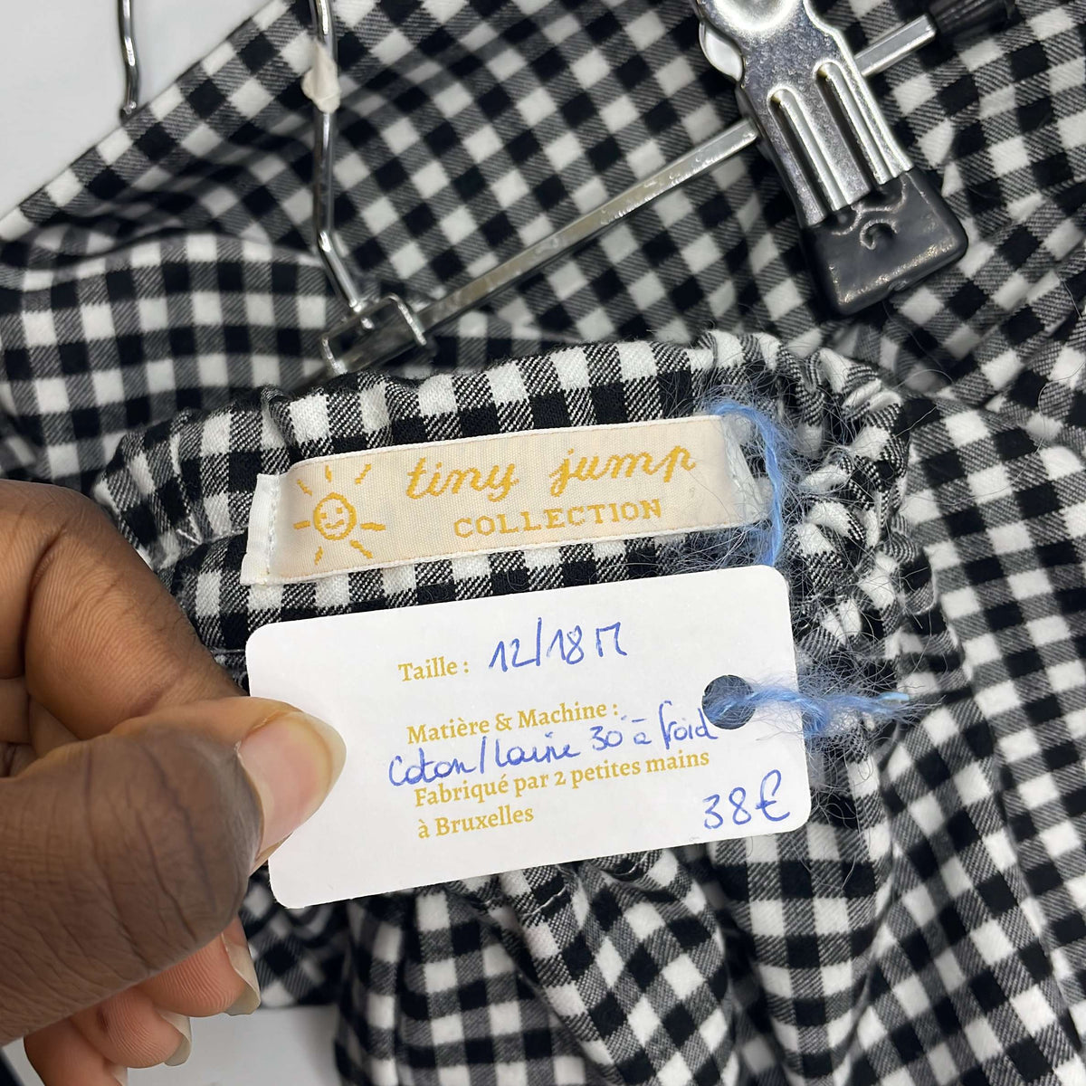 2-Pantalon Marque Inconnue 12-18 Mois