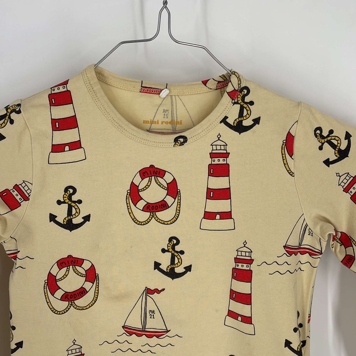 1-T-shirt manches longues Mini Rodini 4-5 Ans