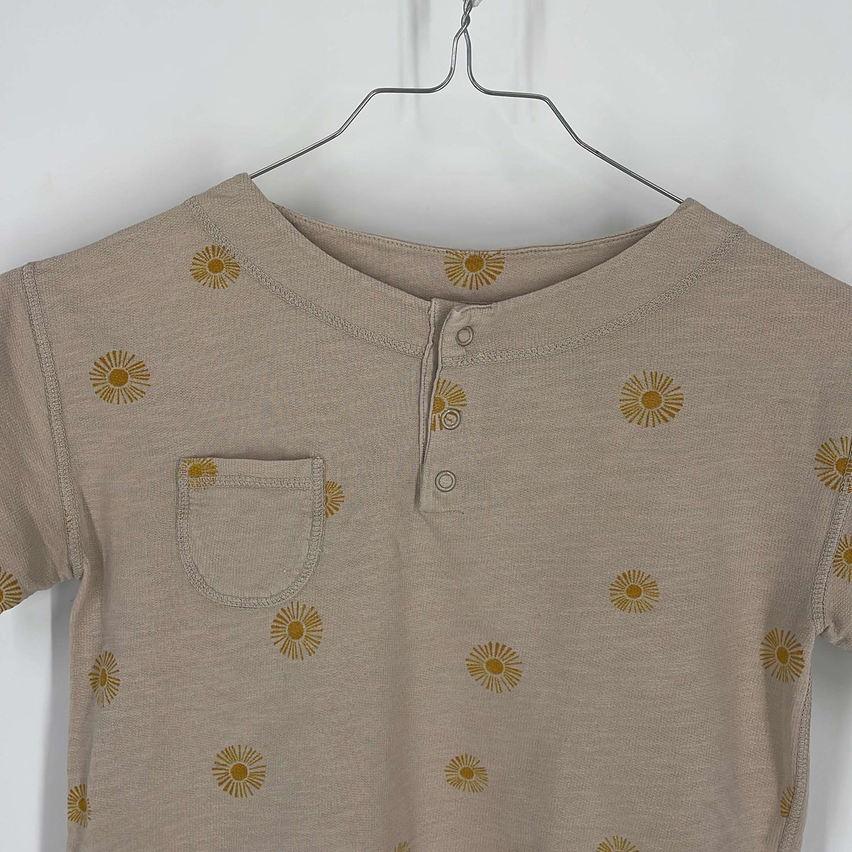 1-T-shirt manches courtes Bonjour