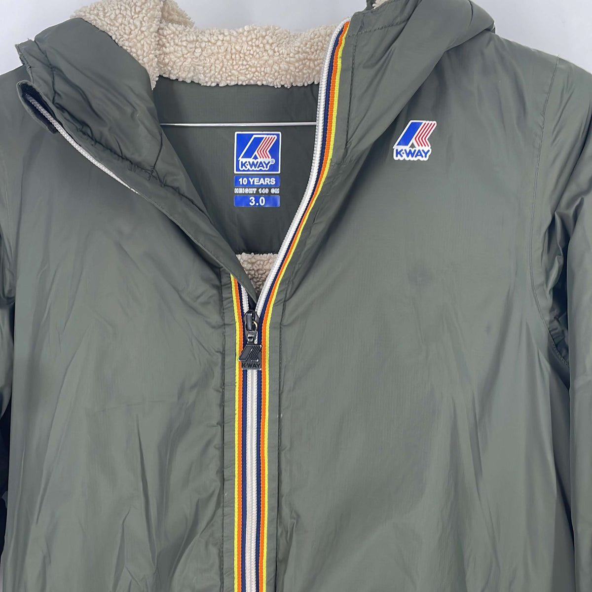 1-Veste/manteau K-Way 10 ans
