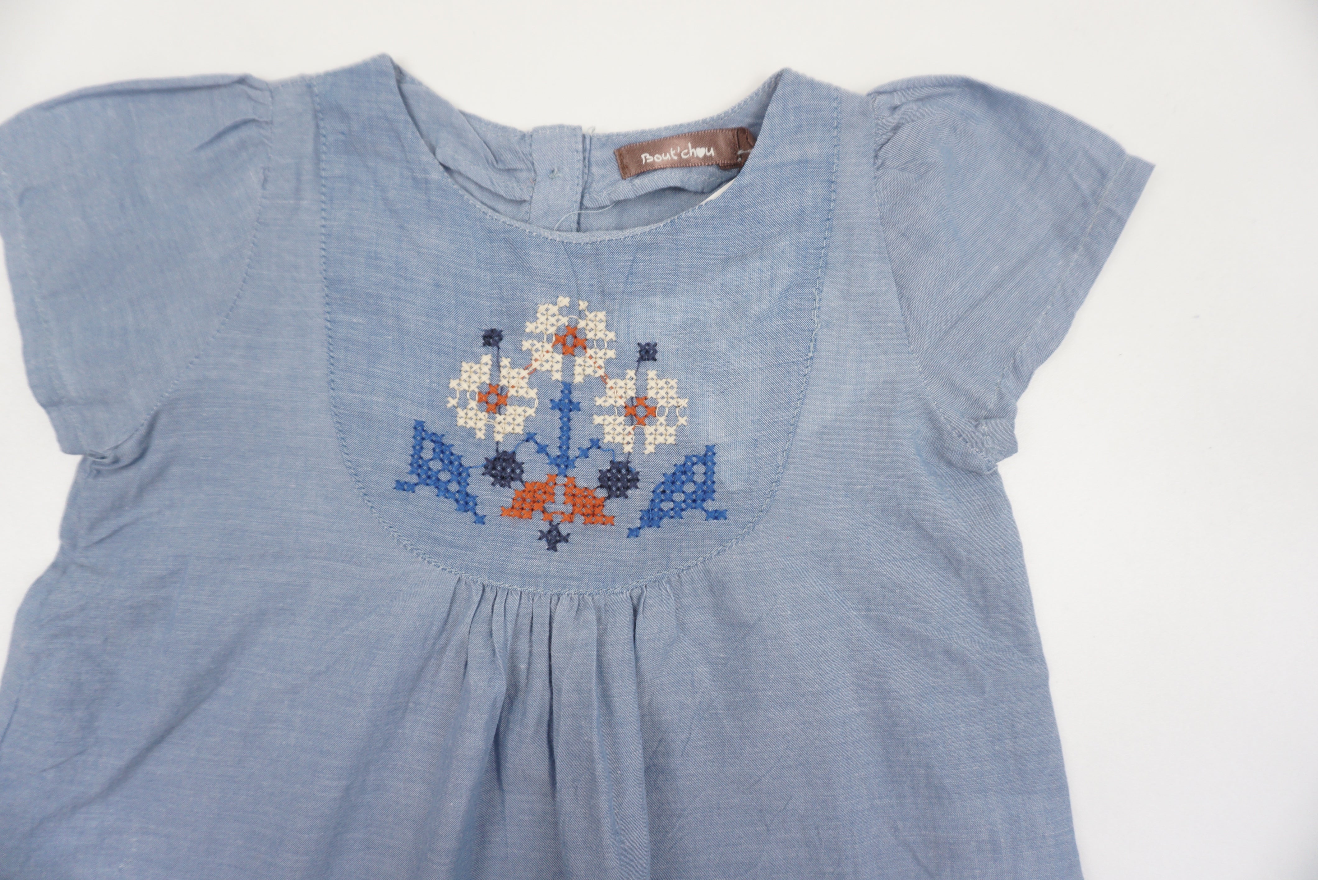 Blouse Bleu - 6 mois