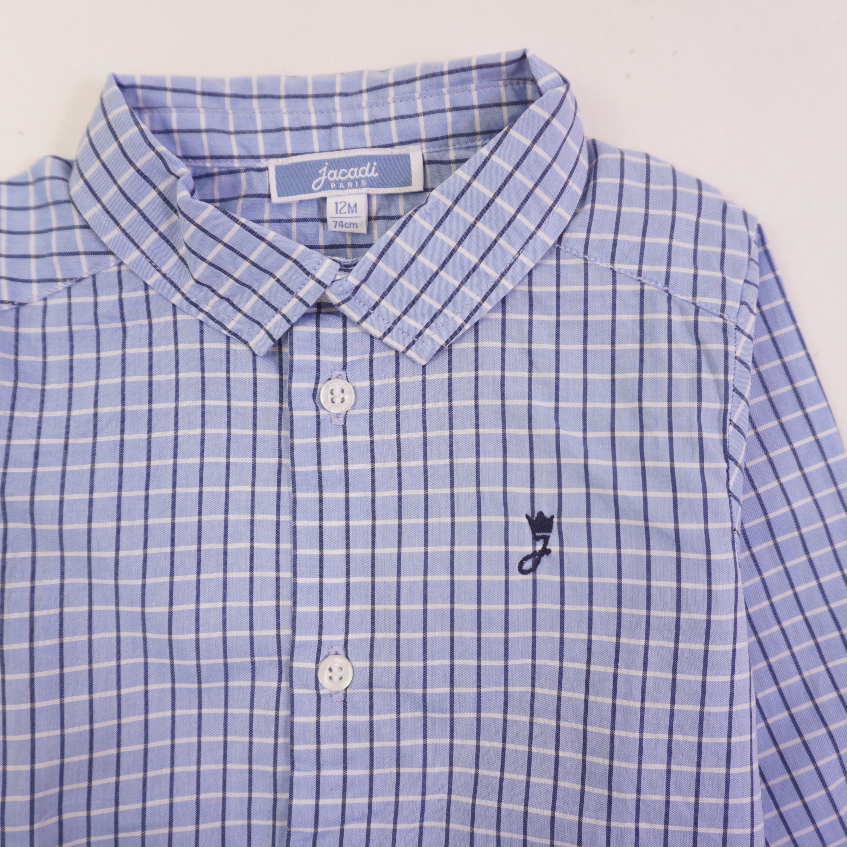 Chemise Bleu - 12 mois