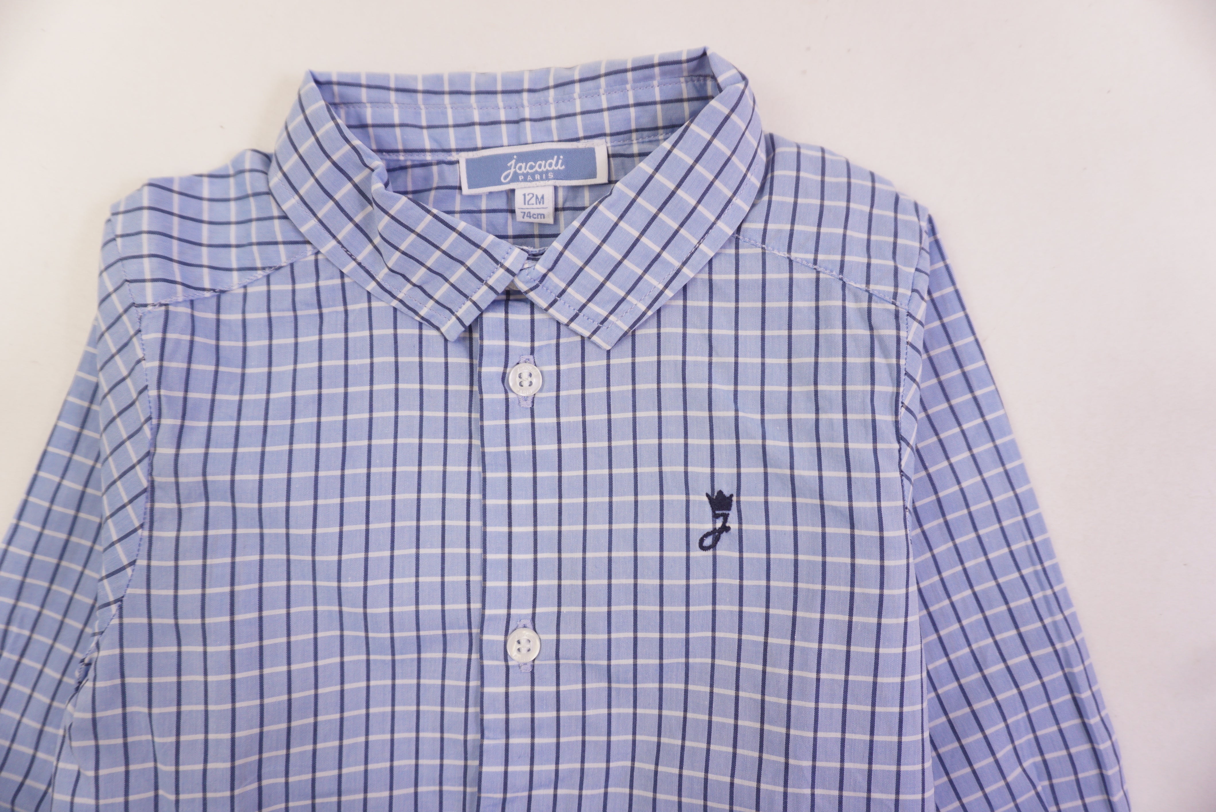 Chemise Bleu - 12 mois