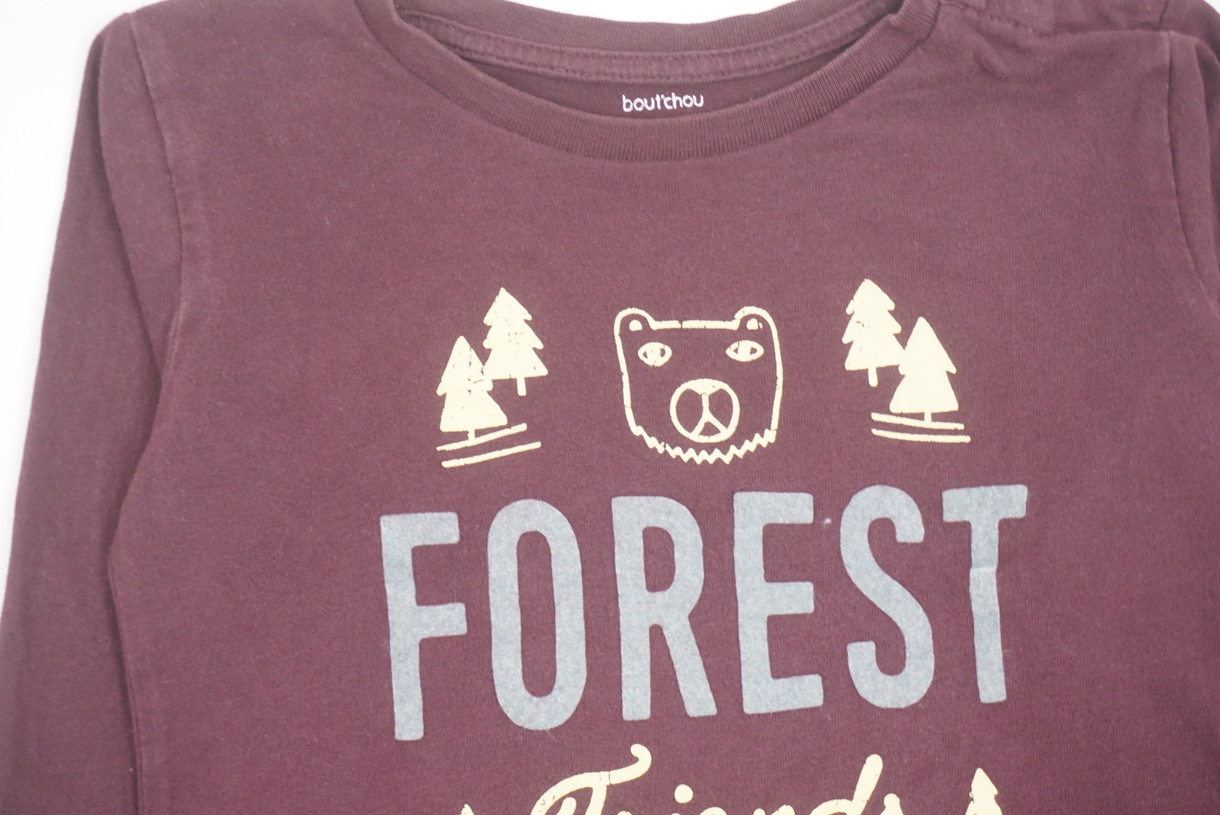 T-shirt Aubergine - 36 mois