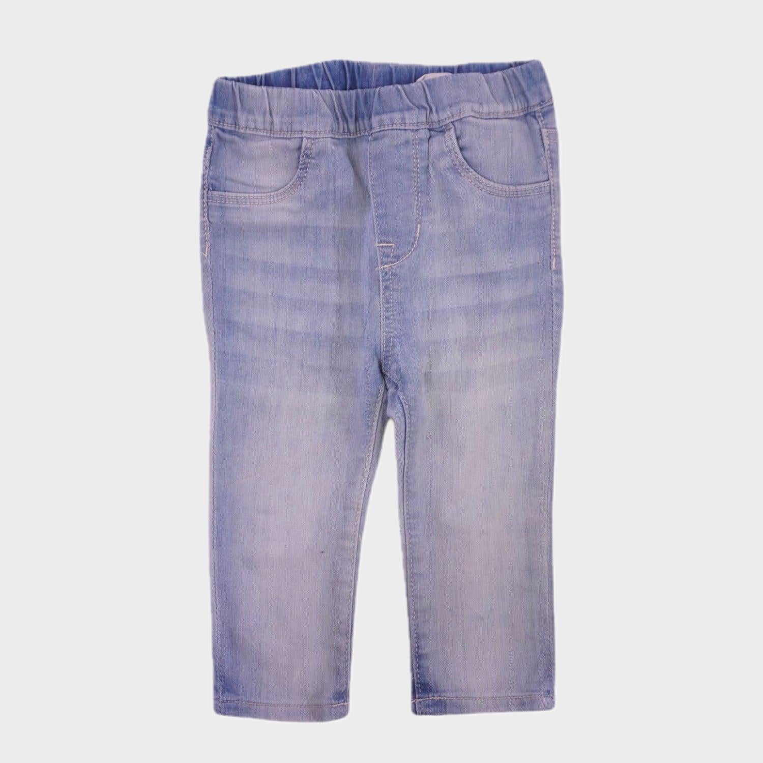 Jegging Bleu - 6/9 mois