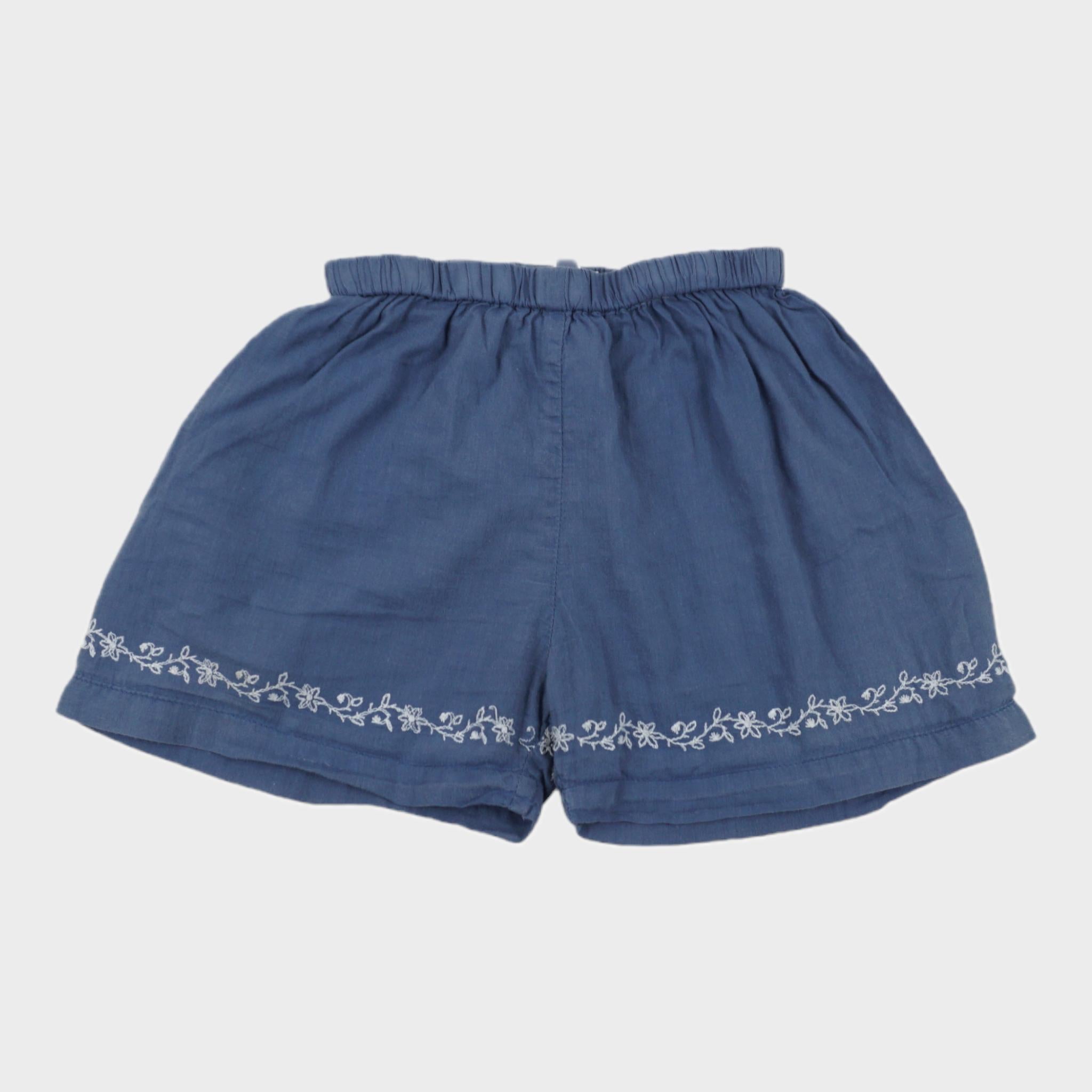 Short Bleu - 18 mois