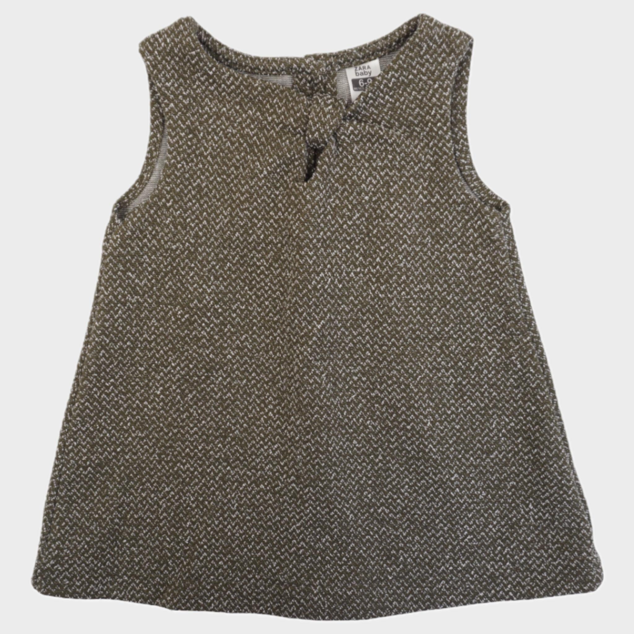 Robe Kaki - 6/9 mois