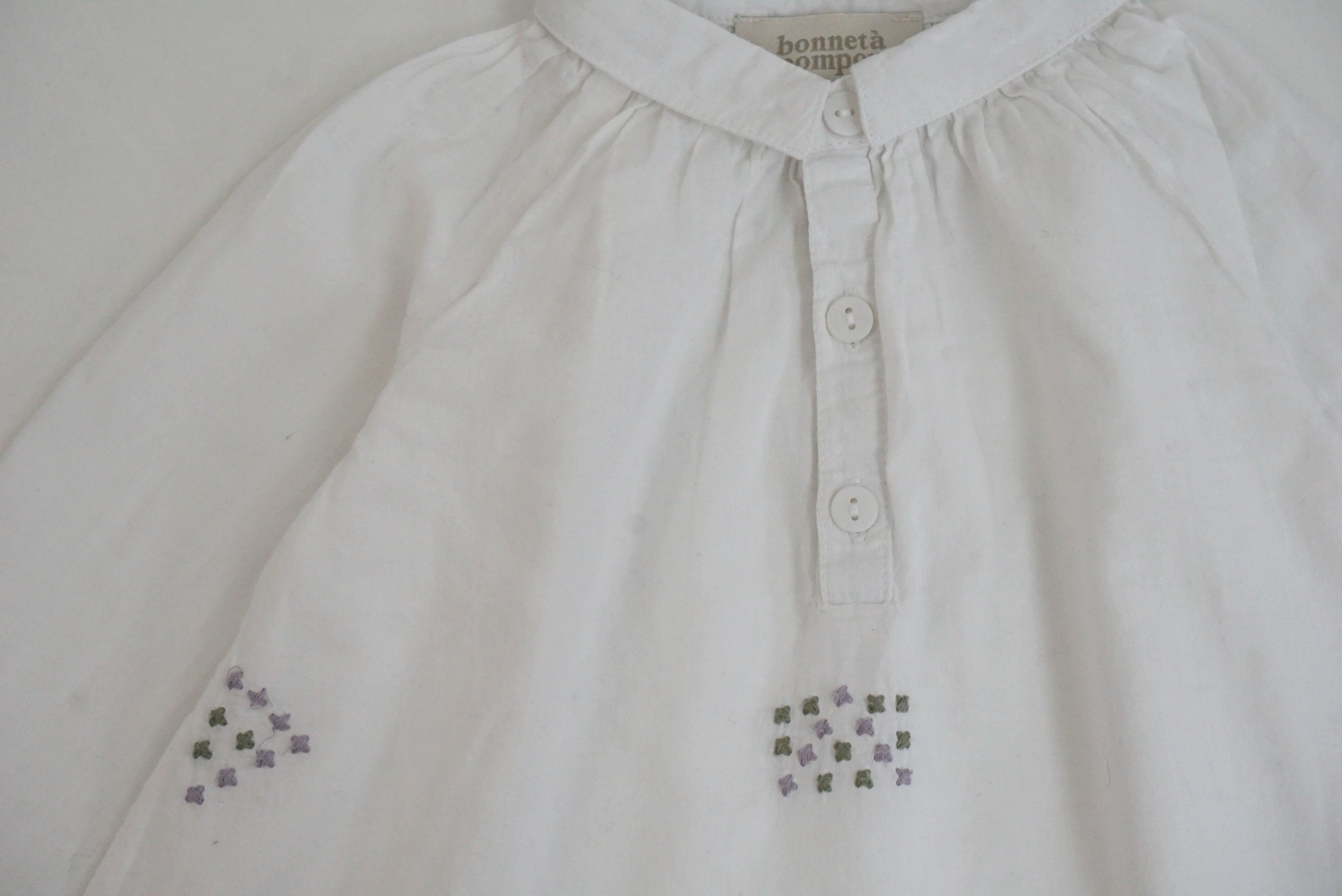 Blouse Blanc - 12 mois