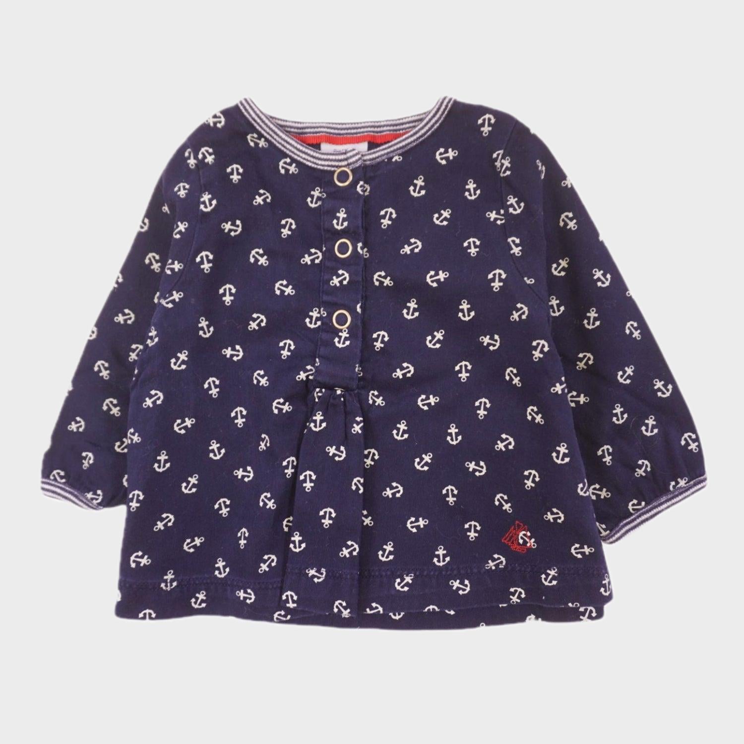 Blouse Bleu - 3 mois