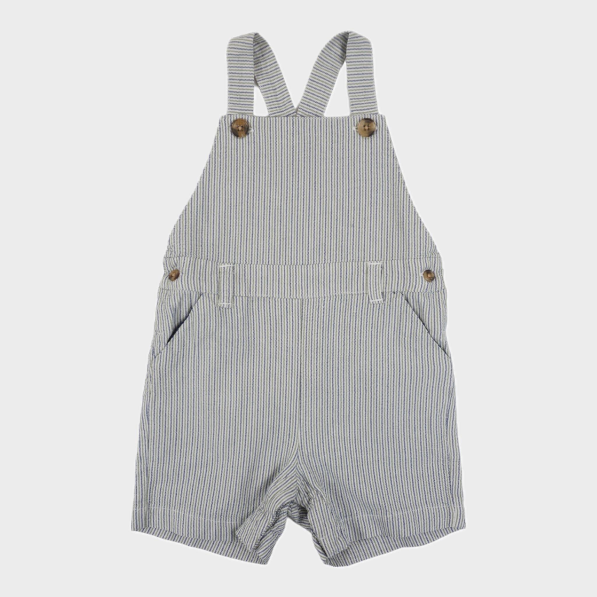 Salopette Blanc - 12 mois