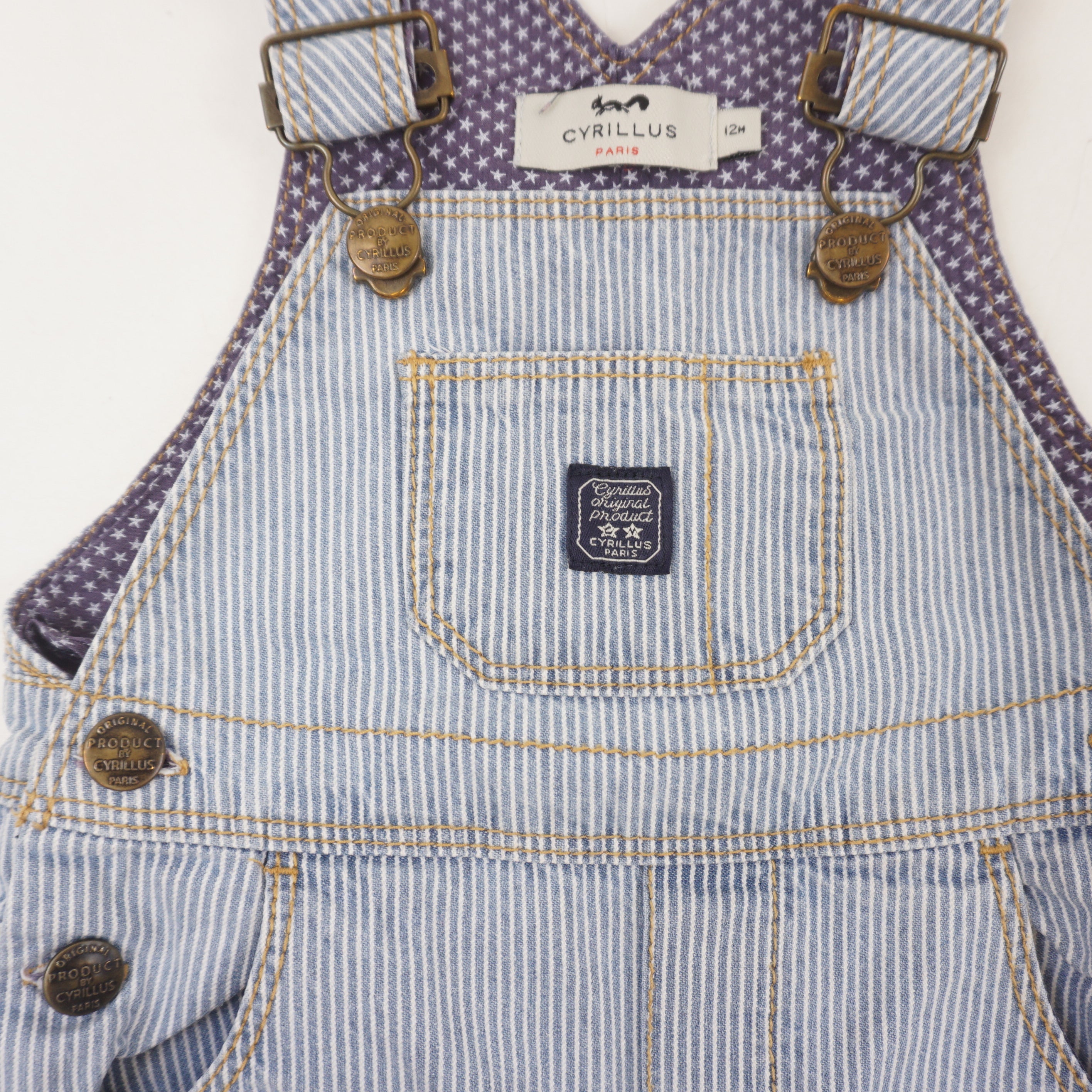 Salopette Bleu - 12 mois