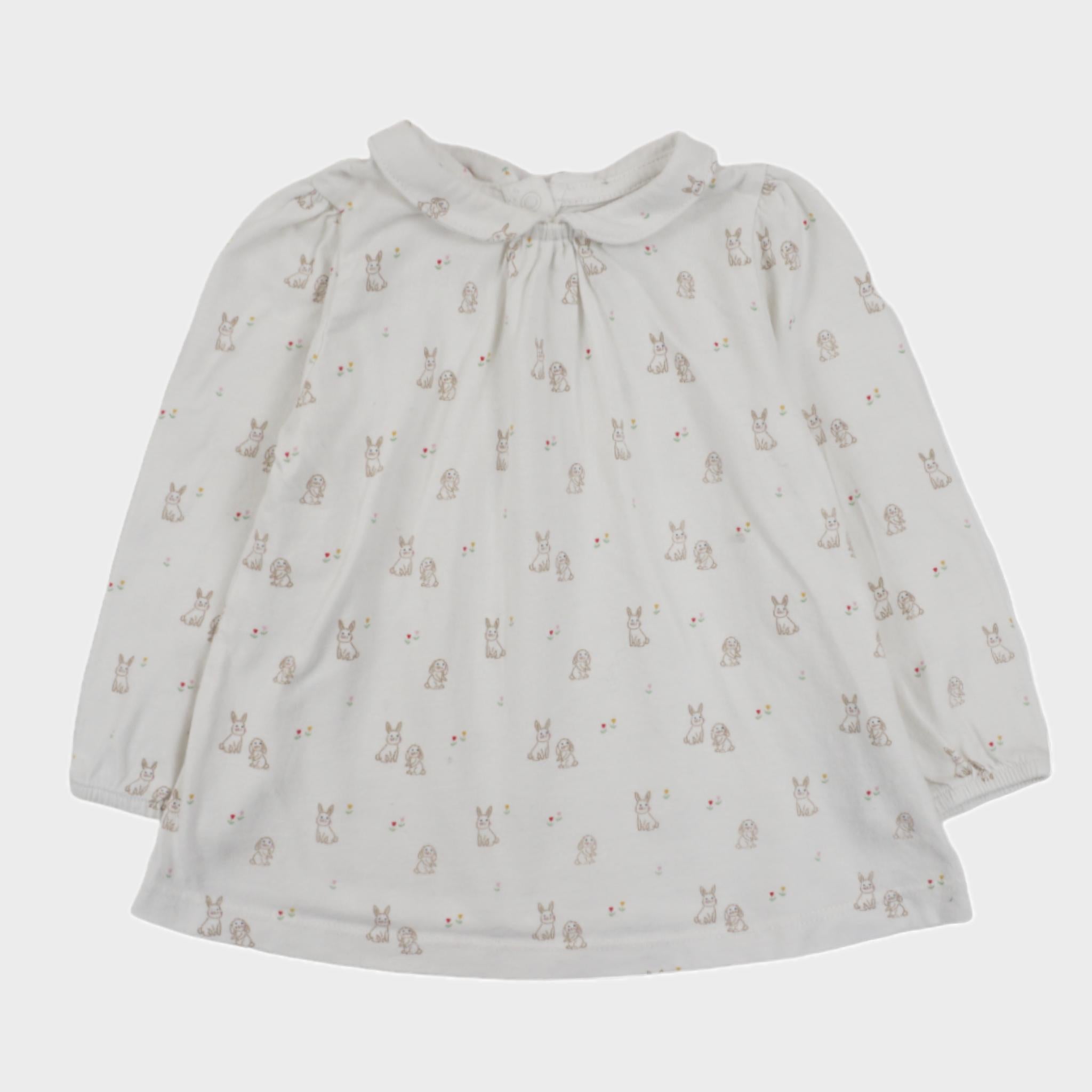 T-shirt Ecru - 12 mois