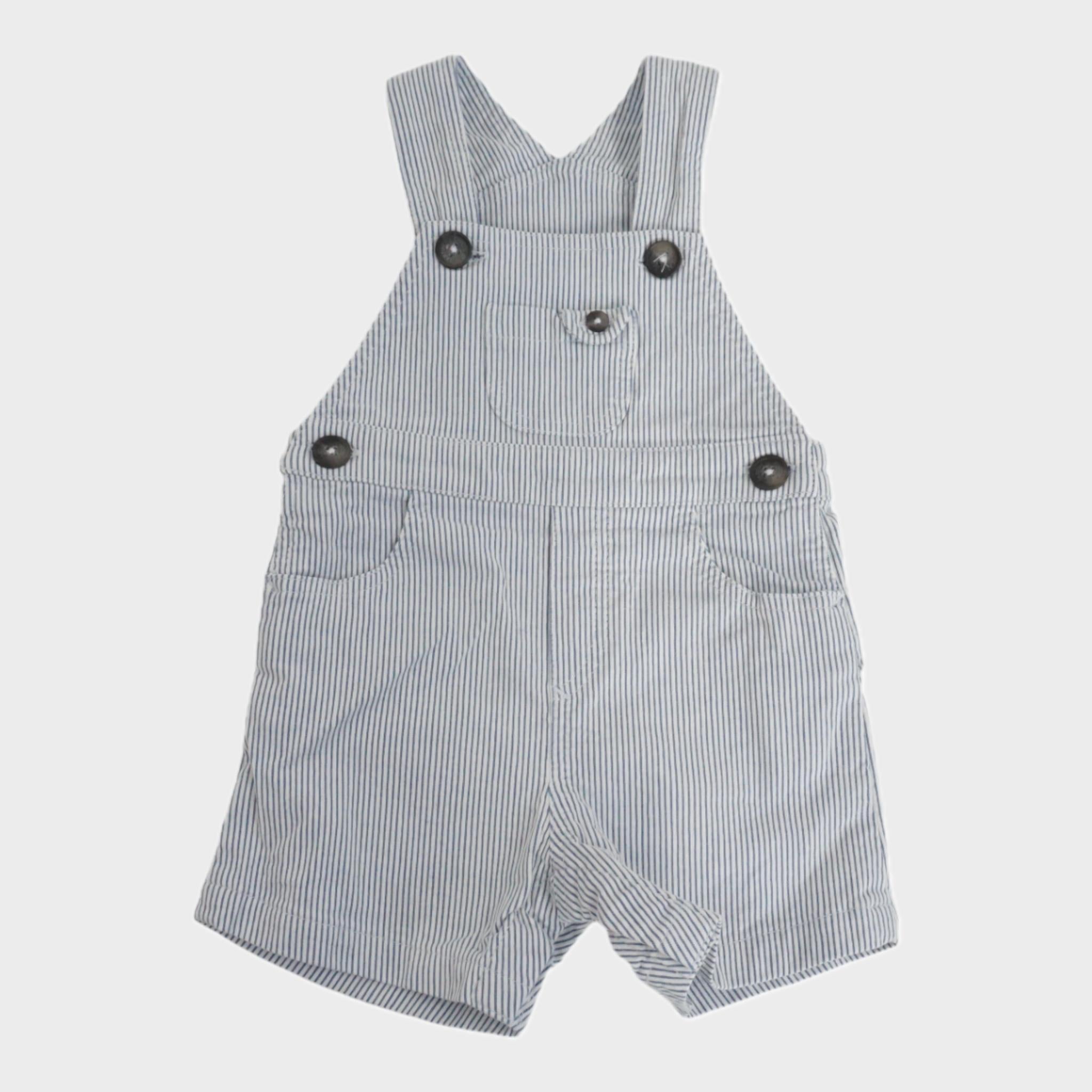 Salopette Bleu - 6 mois