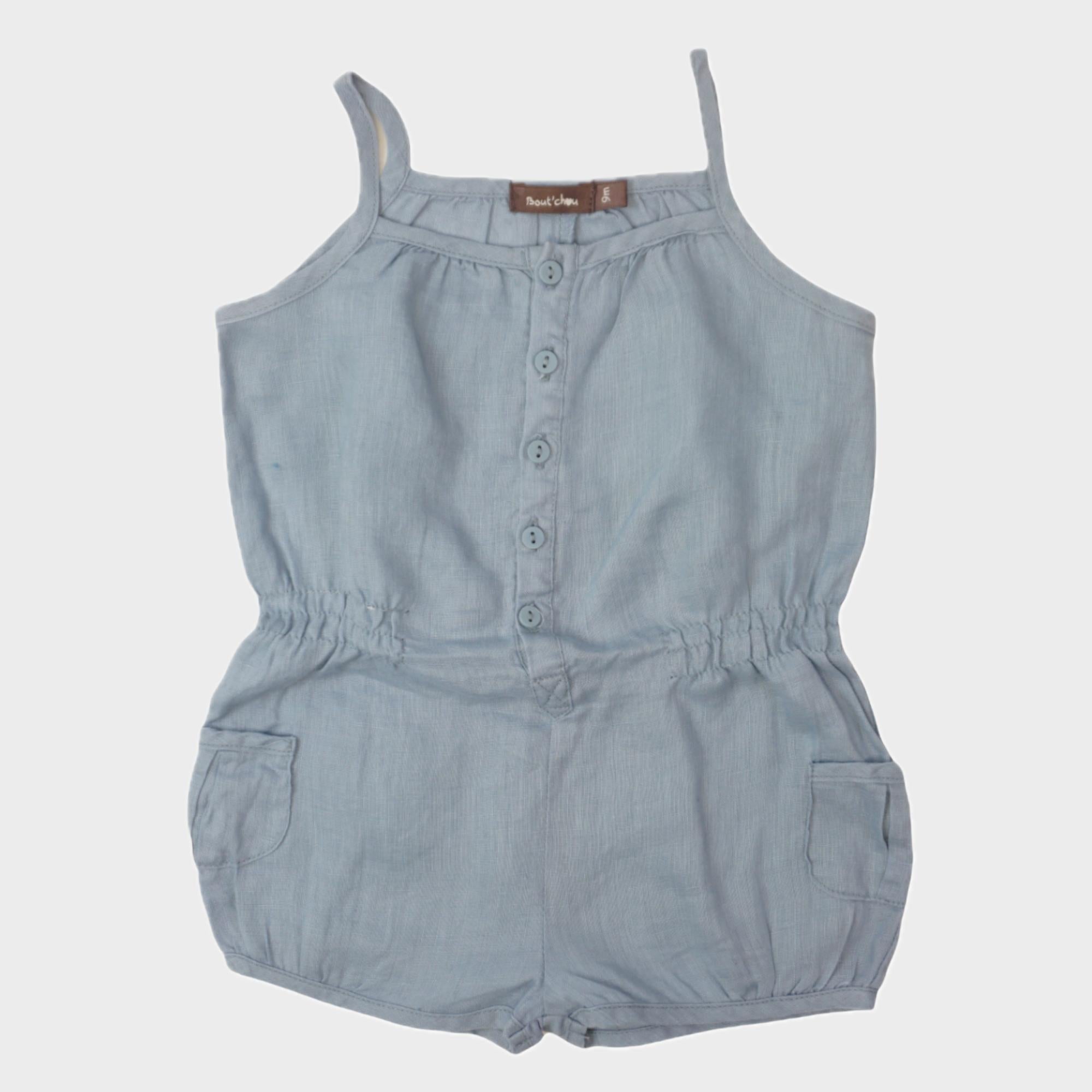 Combishort Bleu - 9 mois