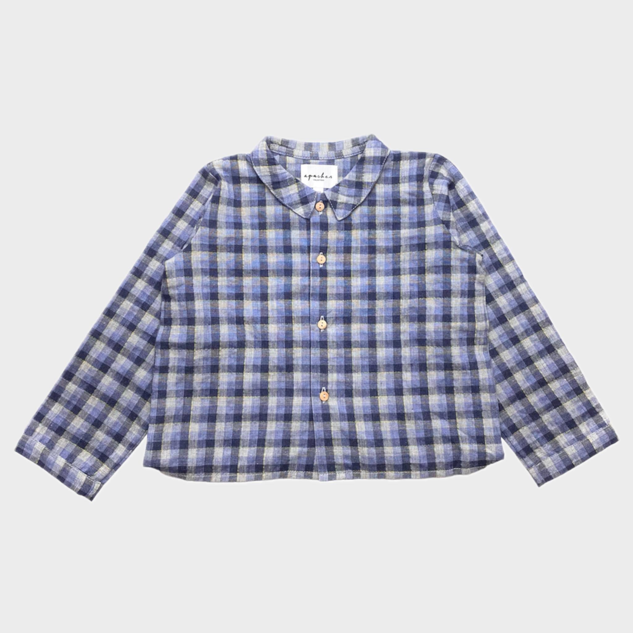 Blouse Bleu - 6 mois (neuf)