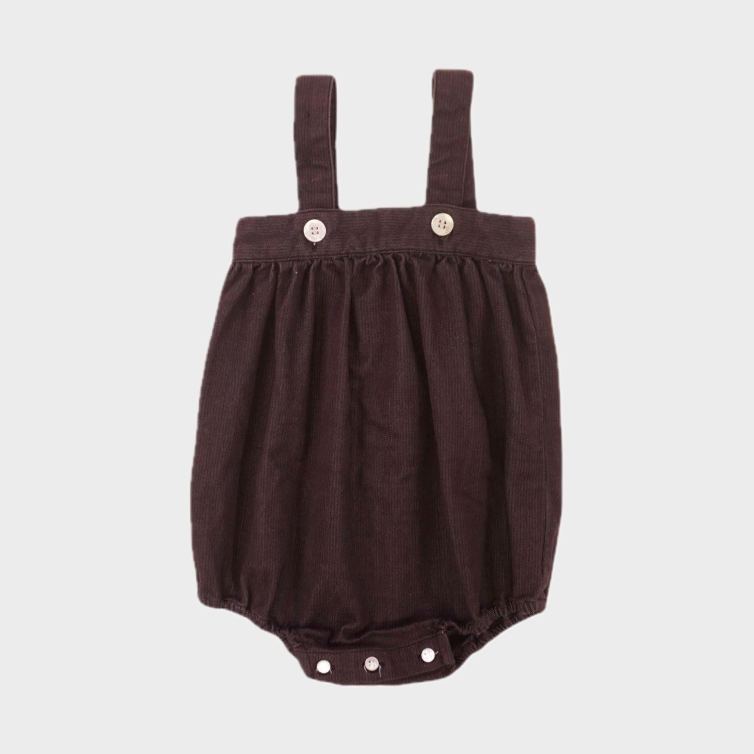 Barboteuse Marron - 1 mois