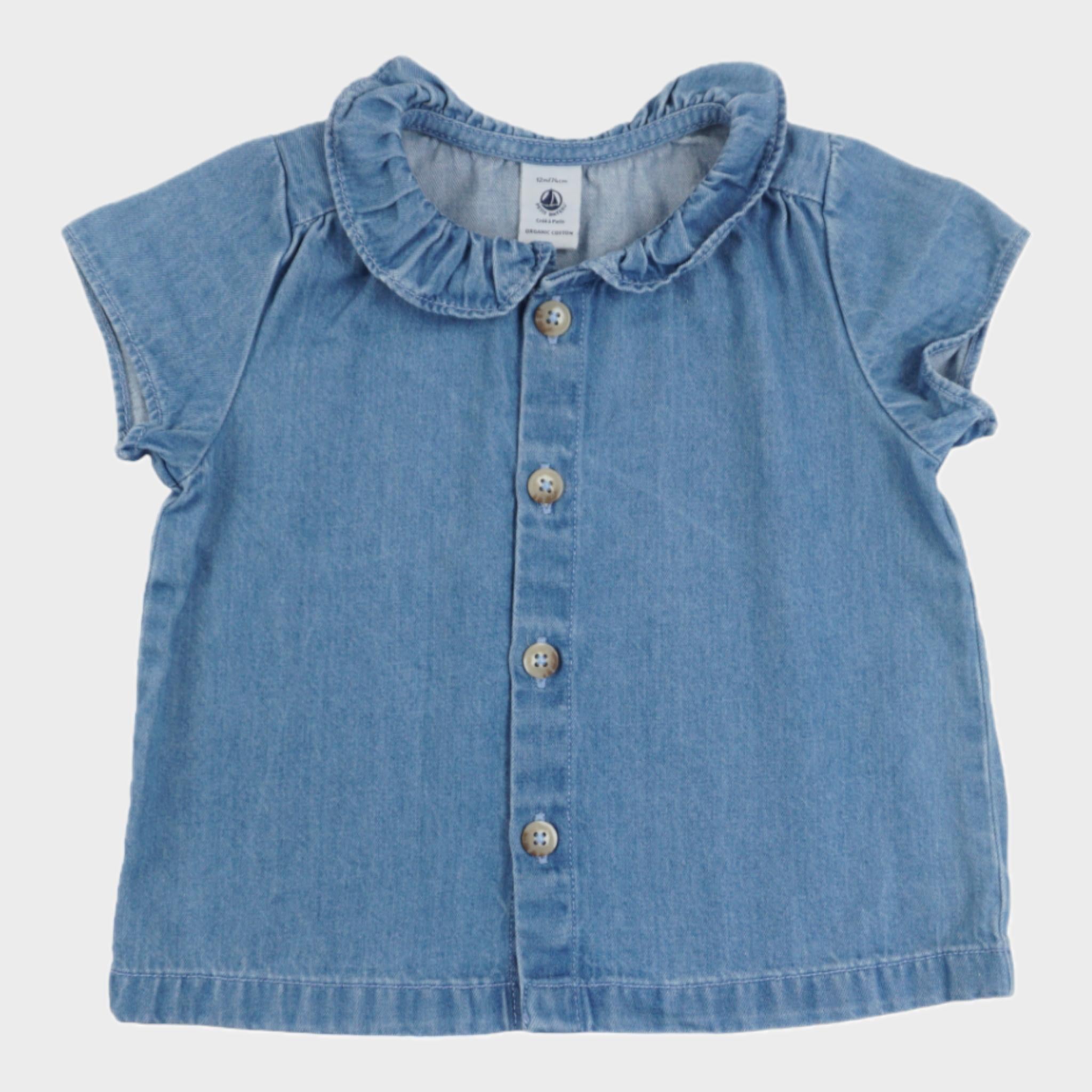 Chemise Bleu - 12 mois