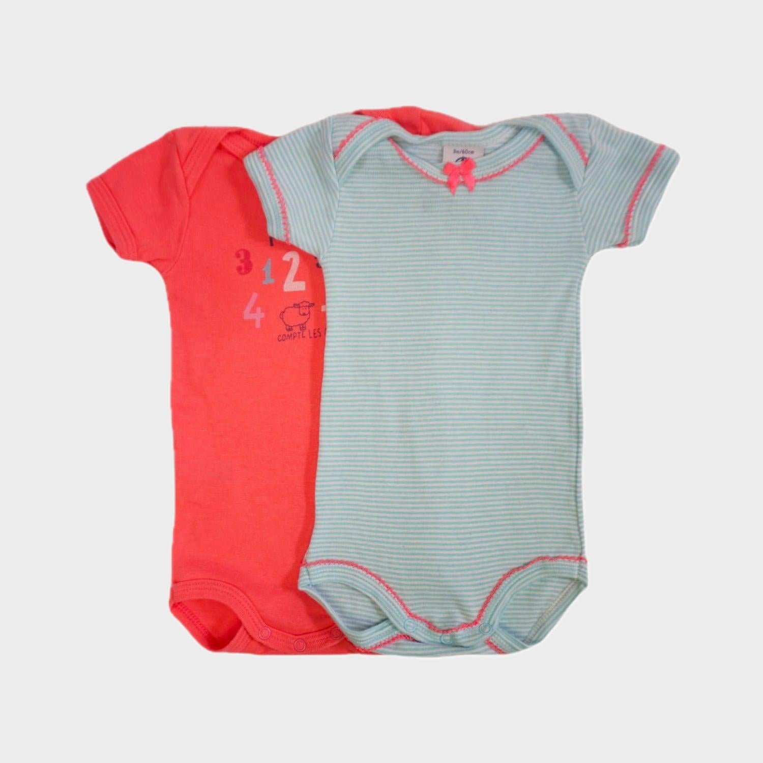 Lot de 2 bodies - 3 mois