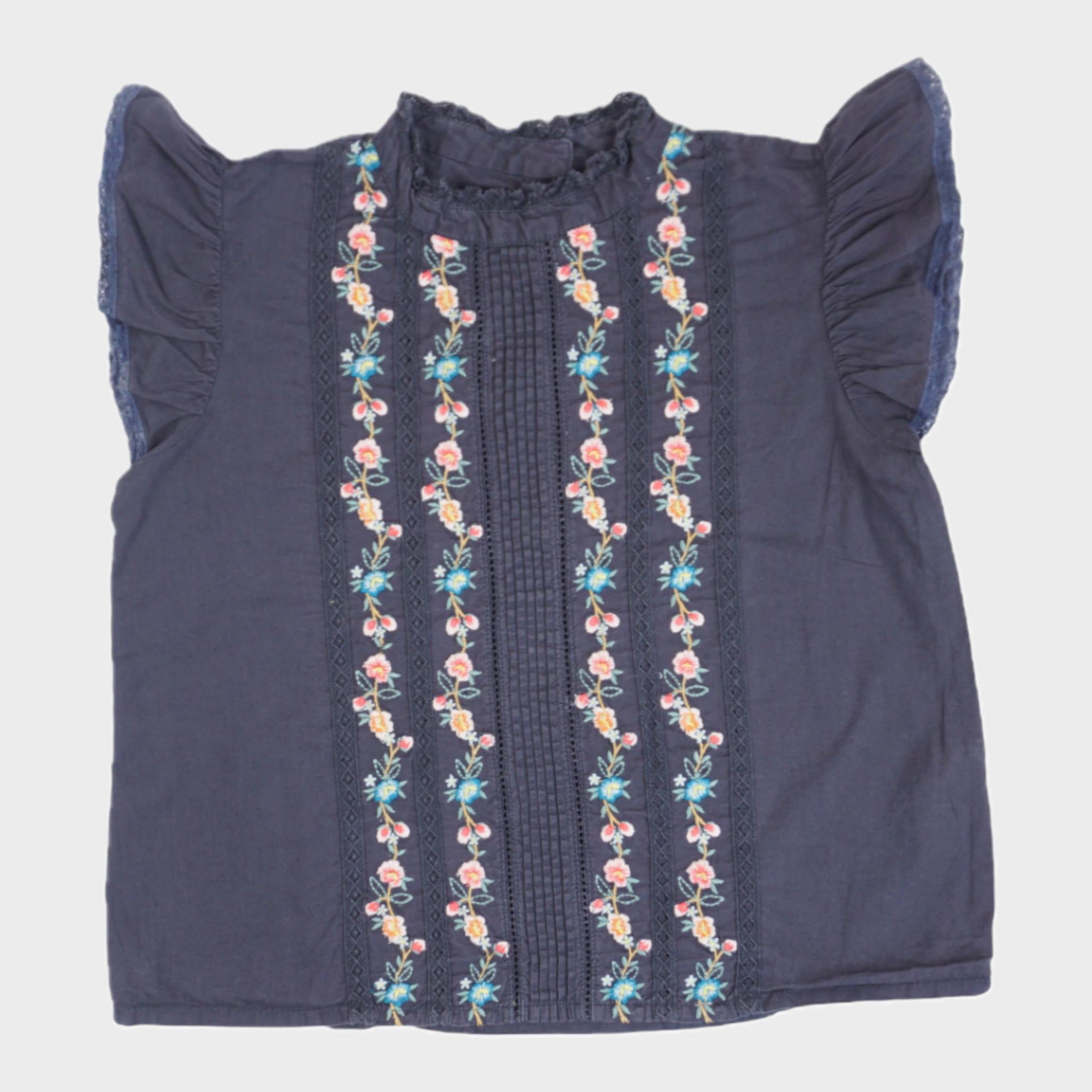 Blouse Gris bleu - 4 ans