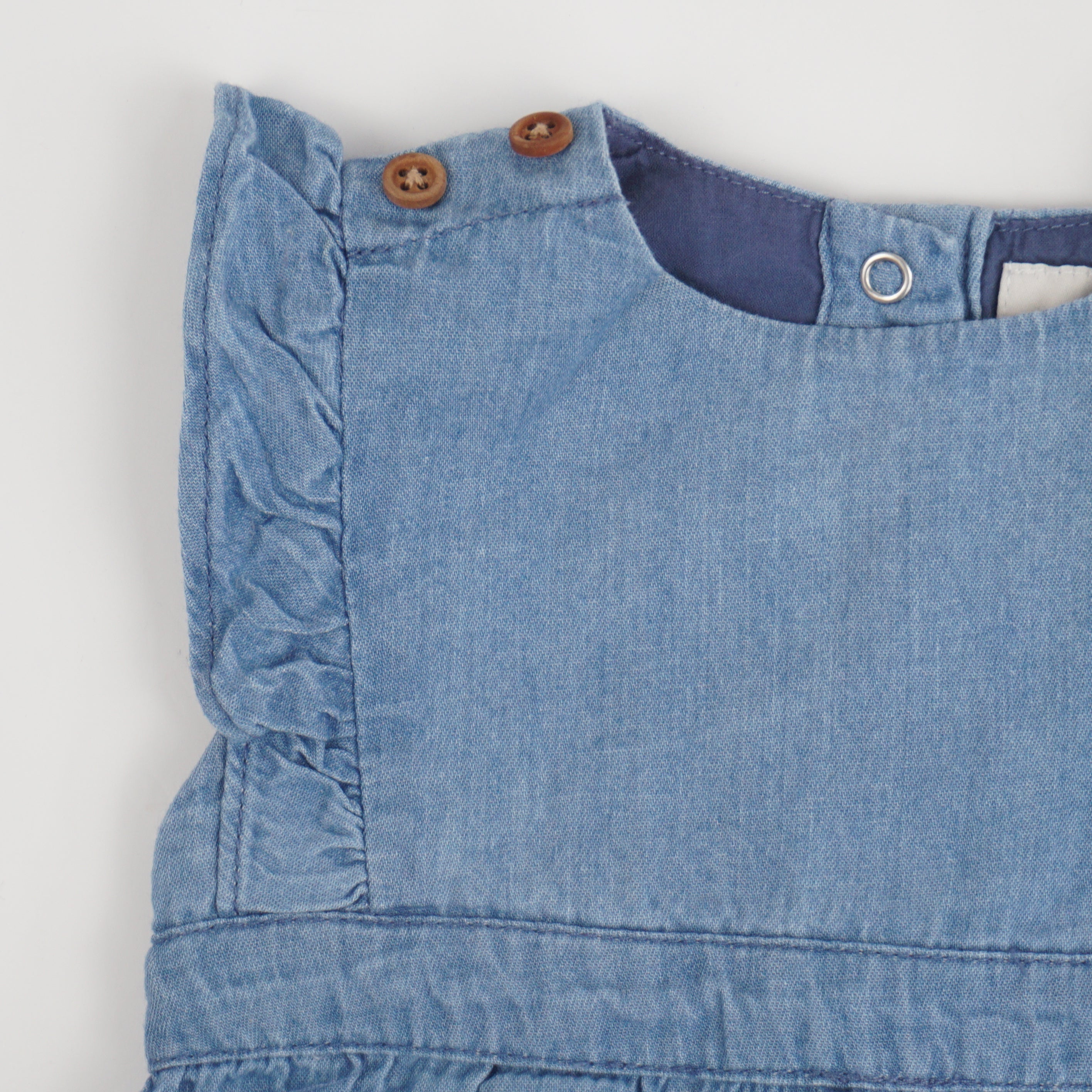 Barboteuse Bleu - 3 mois