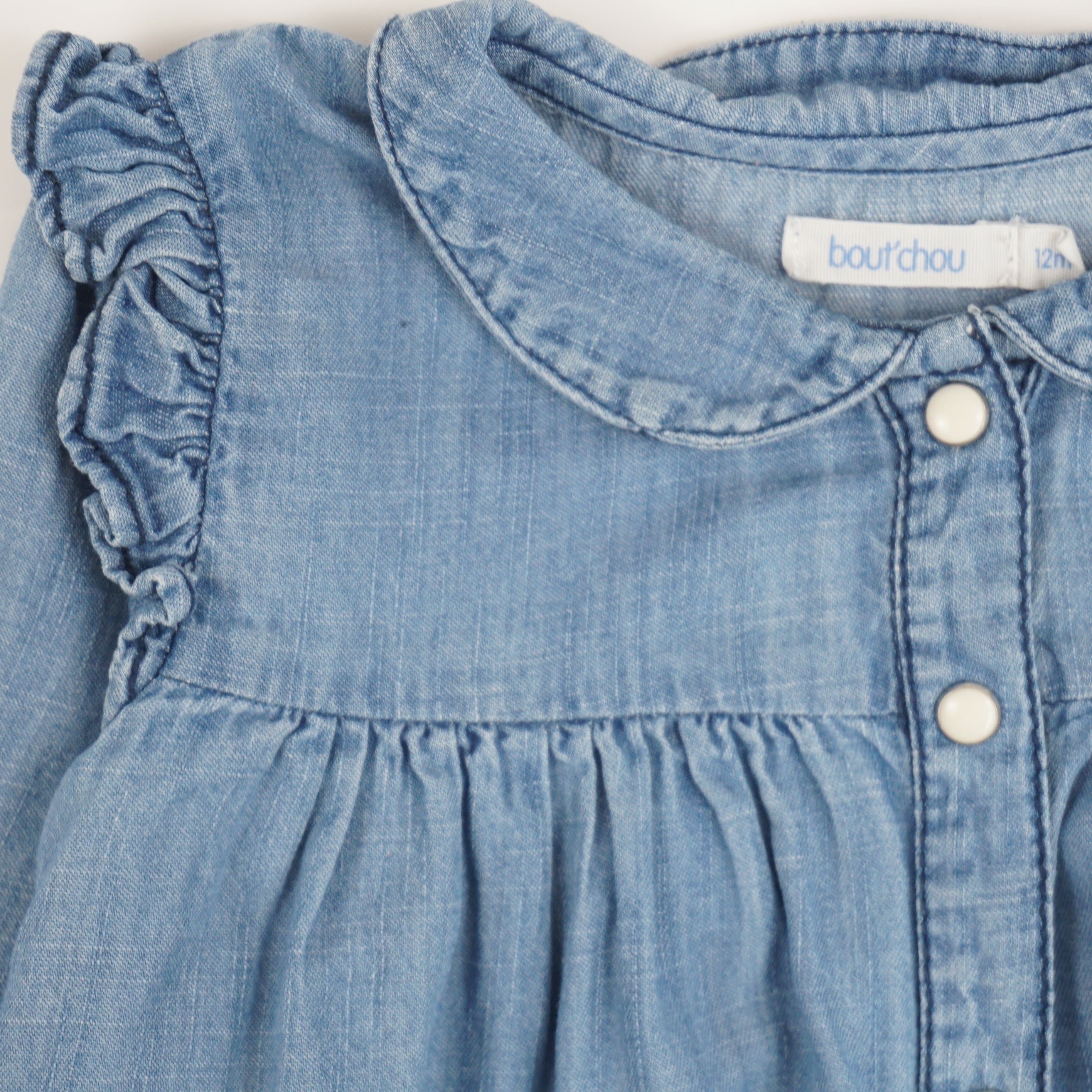 Chemise Bleu - 12 mois